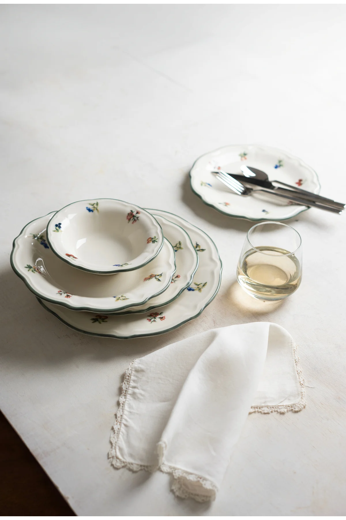 Vintage Rose Fulya 24 Parça 6 Kişilik Yemek takımı - PORSER Görsel 3