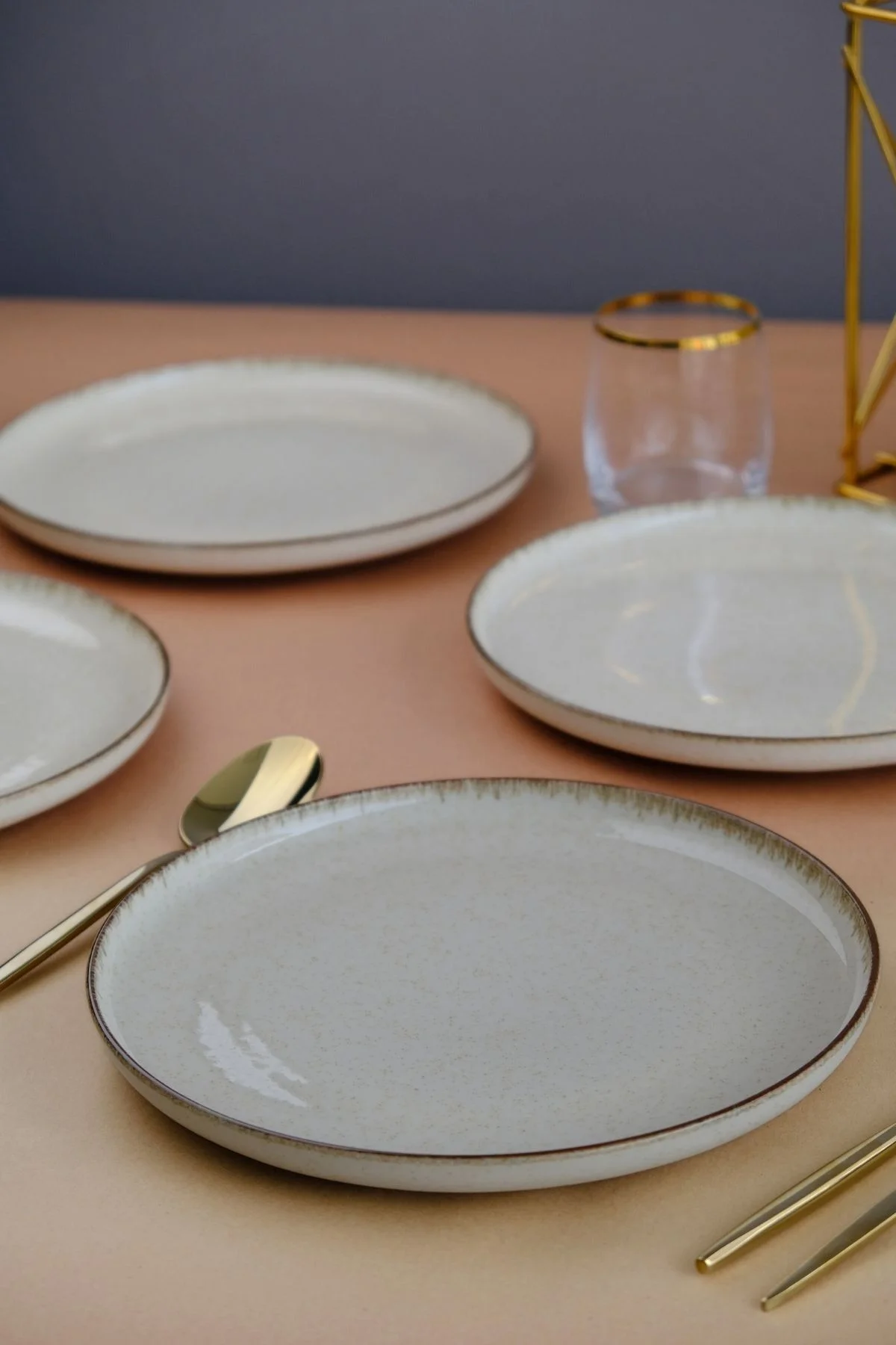 Moderna Servis Tabağı Tarçın 24cm 4 lü - Kütahya Porselen Görsel 2