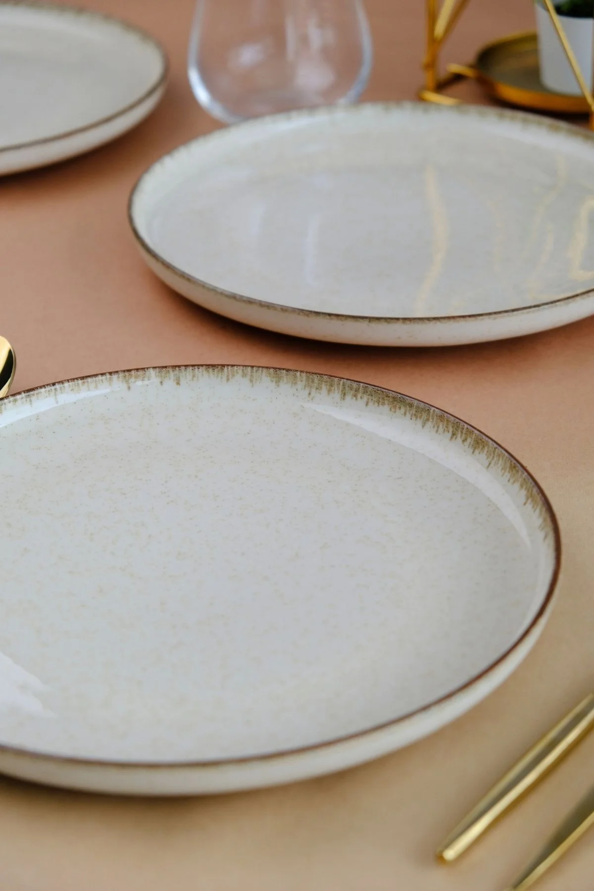 Moderna Pasta Tabağı Tarçın 21cm 6 lı - Kütahya Porselen Görsel 3
