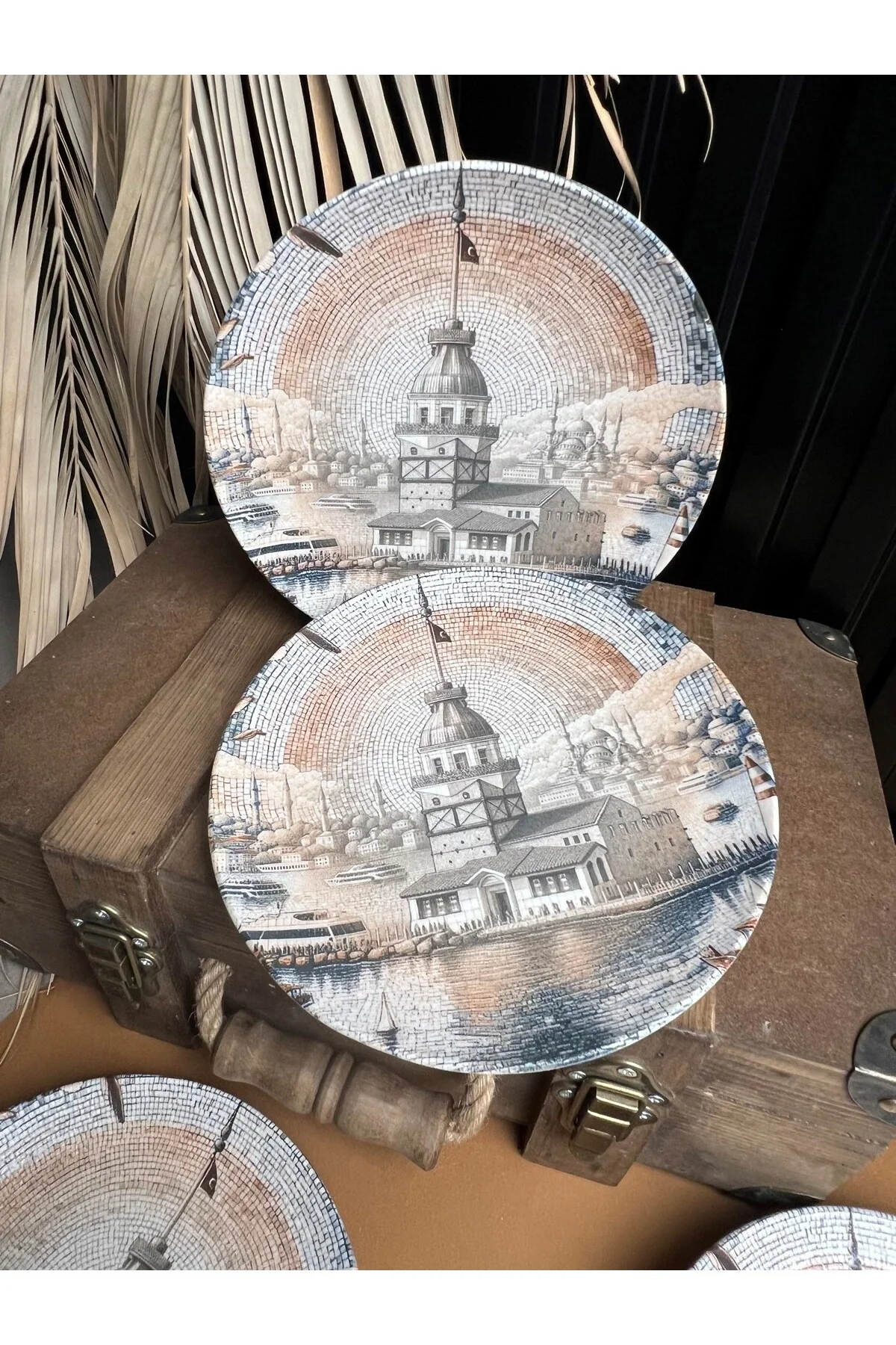 TABAK EVİ Maiden Chic Porselen Pasta Tabağı 21cm 6 Kişilik 6 Parça - tabakevi Görsel 2