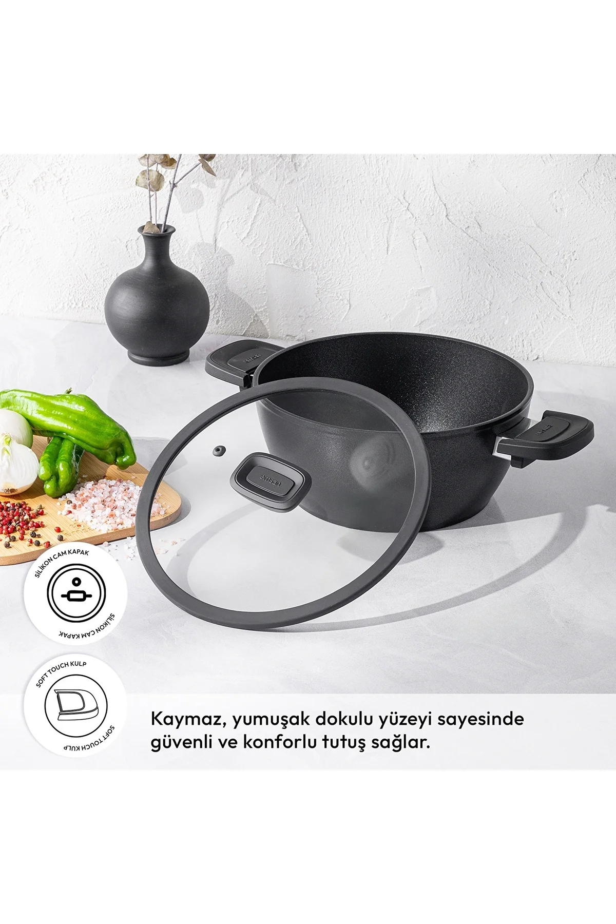 Diamente Derin Tencere 24 cm - Emsan Görsel 2