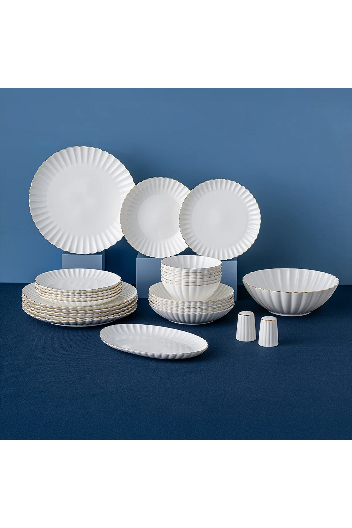 Perla Fine Bone 53 Parça 12 Kişilik Yemek Takımı