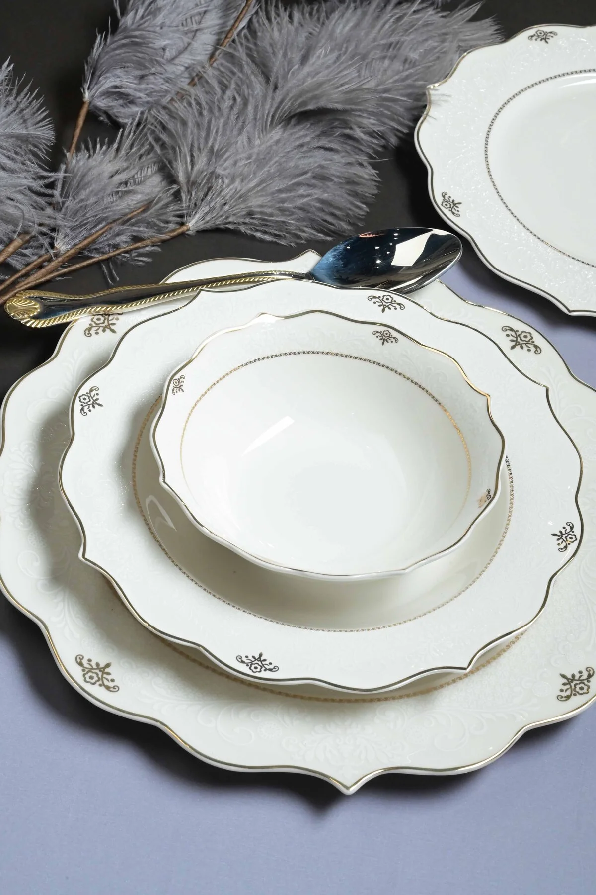 ELEGANT 24 PARÇA YEMEK TAKIMI - Glazze Görsel 3