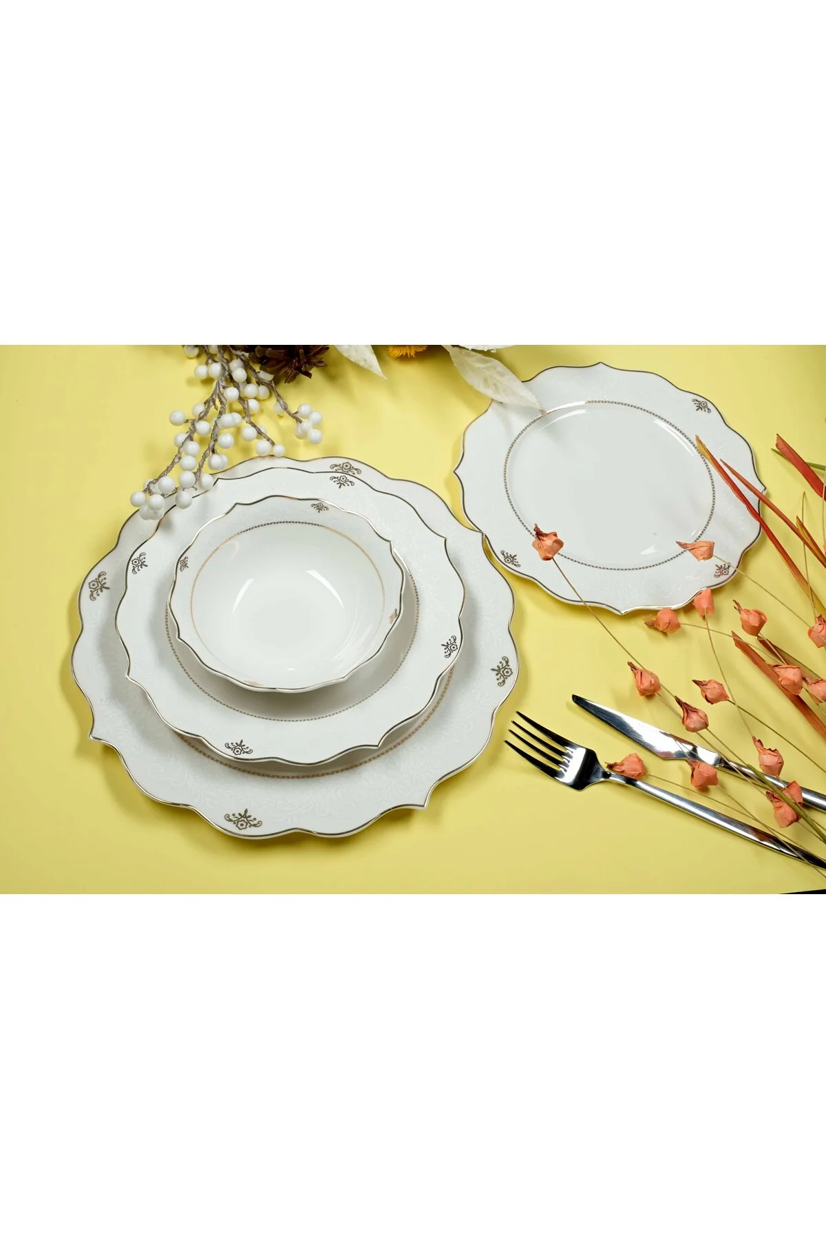 ELEGANT 24 PARÇA YEMEK TAKIMI