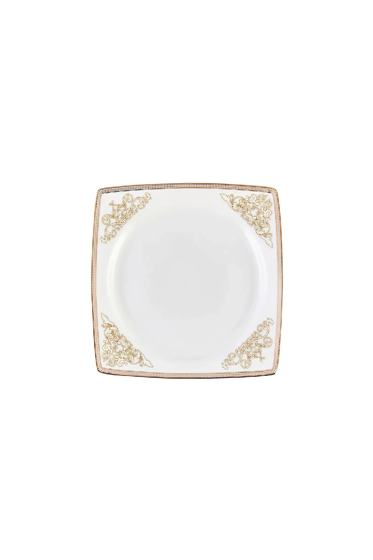 Fine Bone Masal Gold 61 Parça 12 Kişilik Kare Yemek Takımı - Emsan Görsel 4