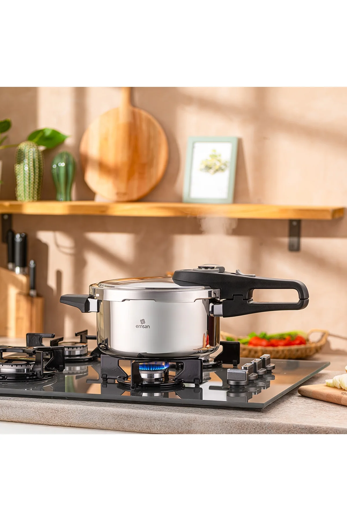 Fast Cooker Çift Emniyetli Düdüklü Tencere 4+6 Lt - Emsan Görsel 3
