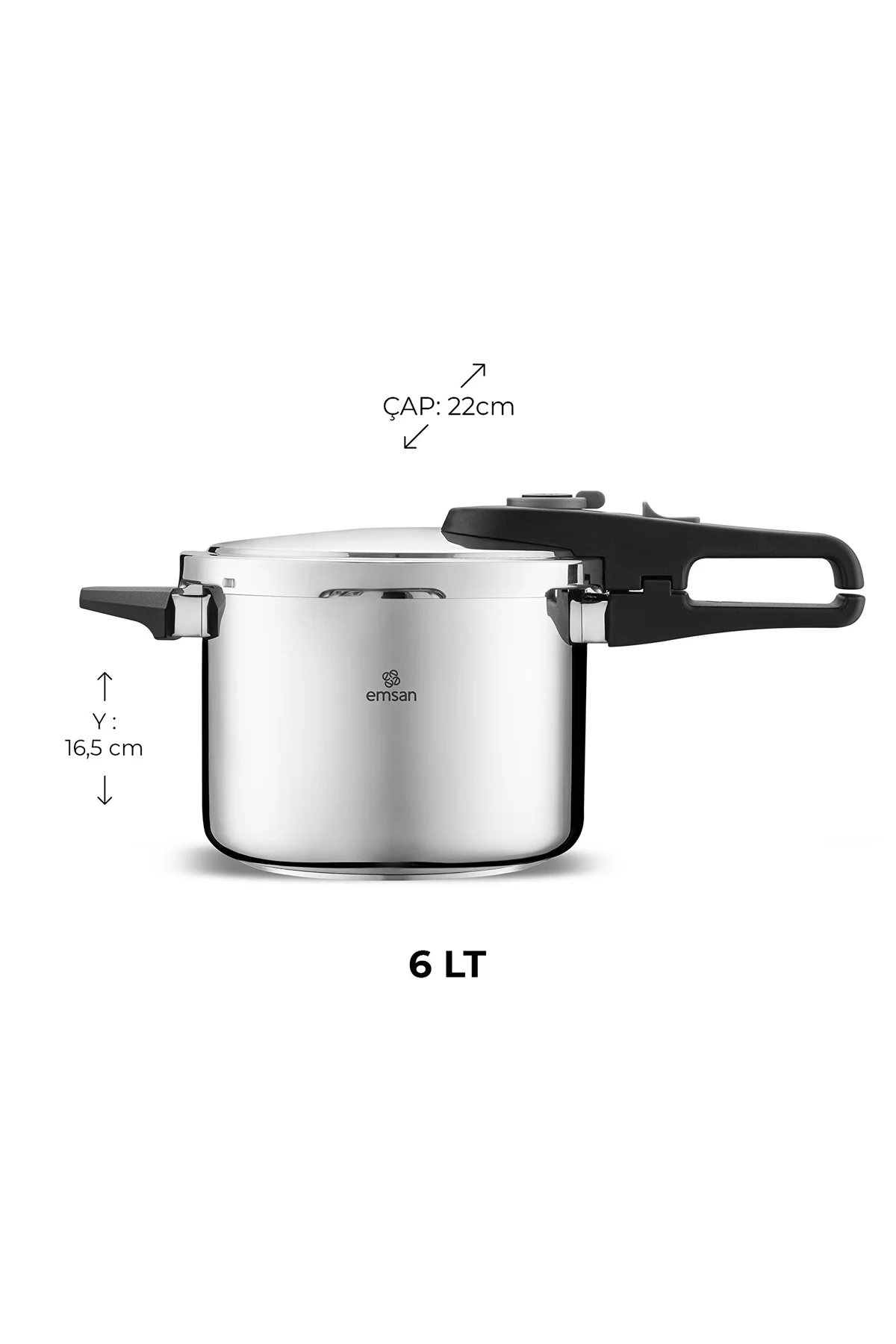 Fast Cooker Çift Emniyetli Düdüklü Tencere 4+6 Lt - Emsan Görsel 7