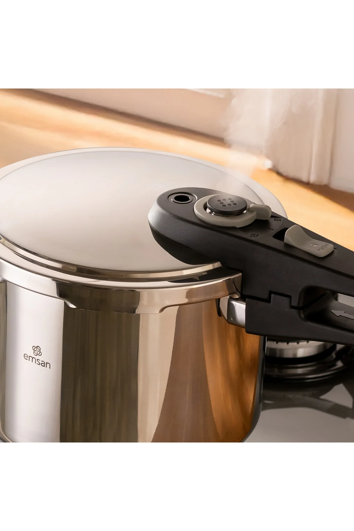 Fast Cooker Çift Emniyetli Düdüklü Tencere 6 Lt - Emsan Görsel 2