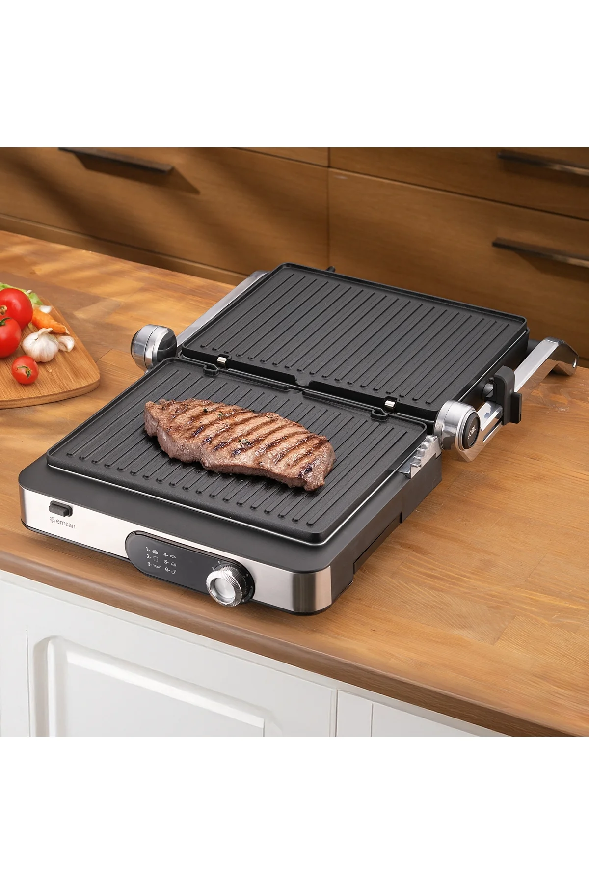 Grillmaster Inox Döküm Izgara ve Tost Makinesi 6 Dilim Kapasiteli - Emsan Görsel 8