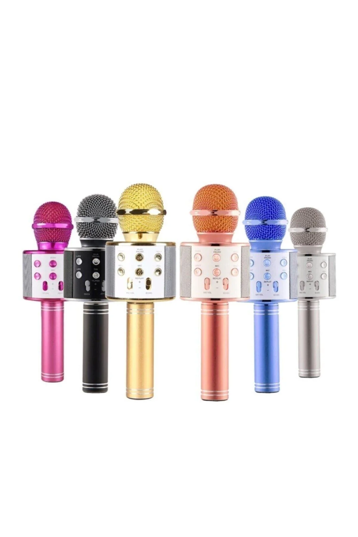 Karaoke Mikrofon Dahili Hoparlörlü Usb Flash Destekli - pazariz Görsel 2
