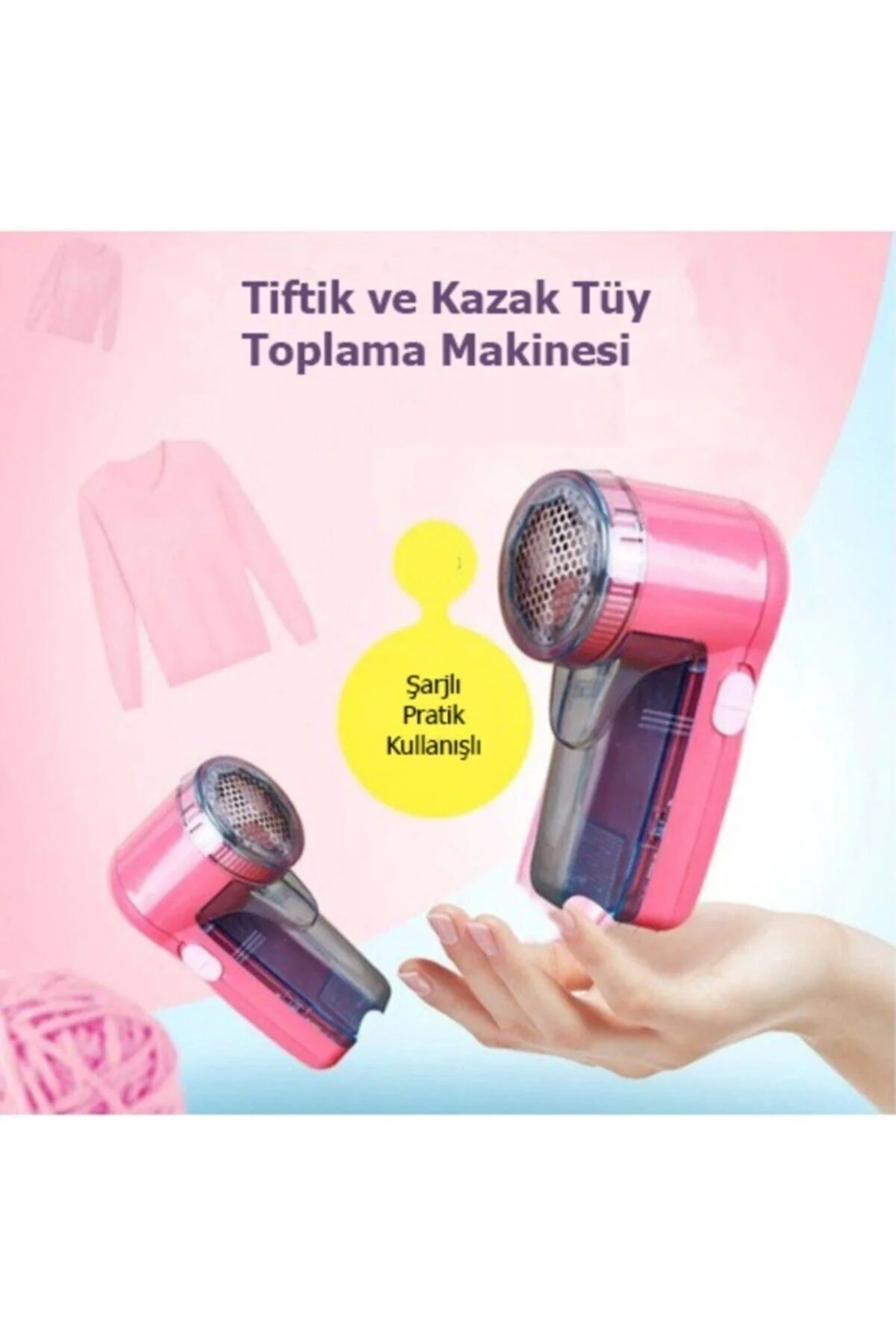 Pazarız Şarjlı Kazak Tüy Toplama Makinesi - pazariz Görsel 2
