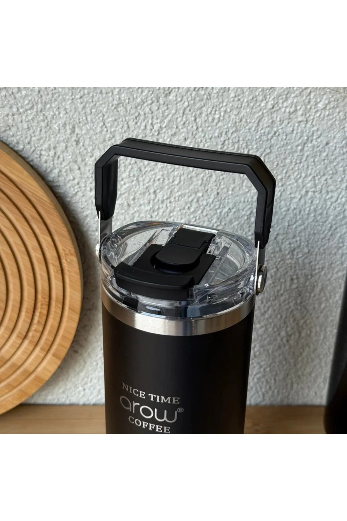 Arow Termos Kupa Matara 750ML Siyah - Evcimo Home Görsel 2