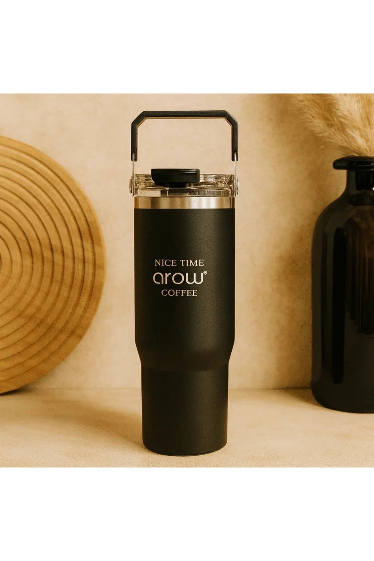 Arow Termos Kupa Matara 750ML Siyah