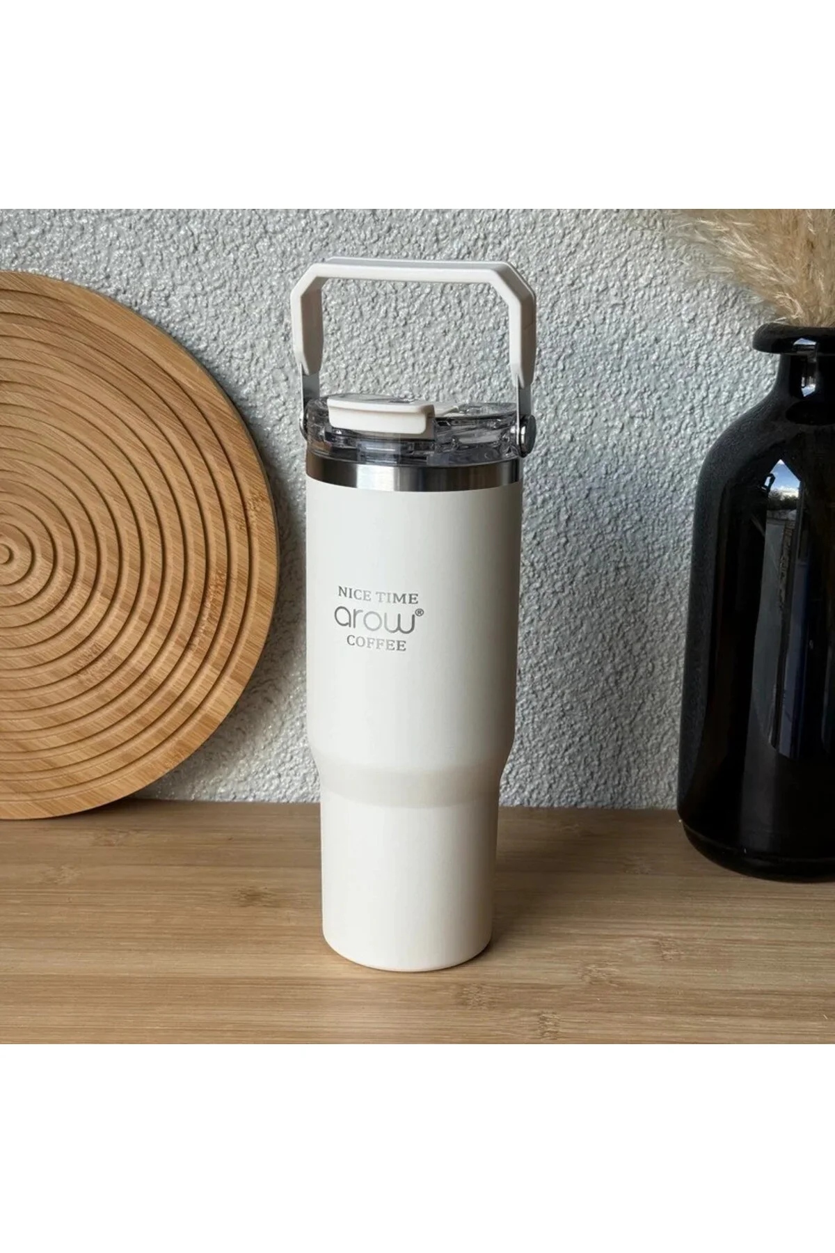 Arow Termos Kupa Matara 750ML Beyaz - Evcimo Home Görsel 4