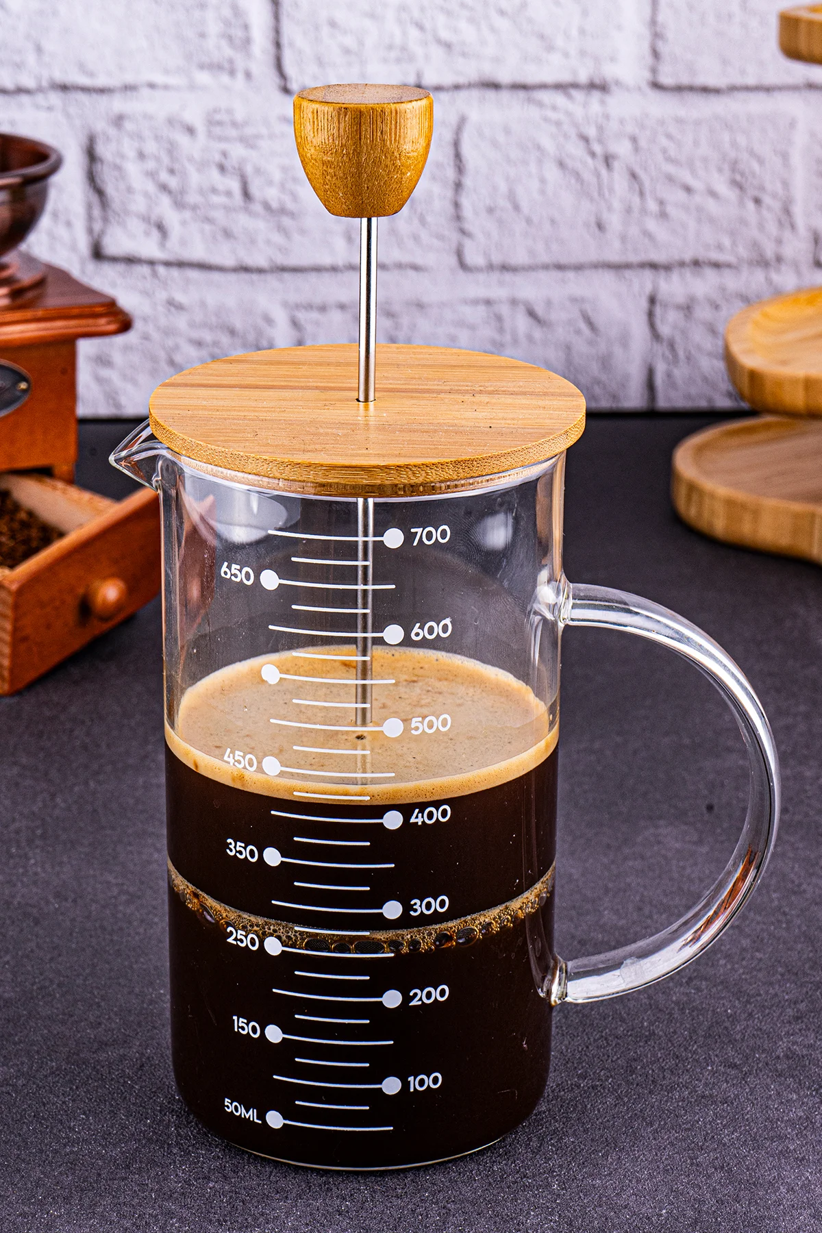 Leonardo - French Press 700 ml - Bambum Görsel 4