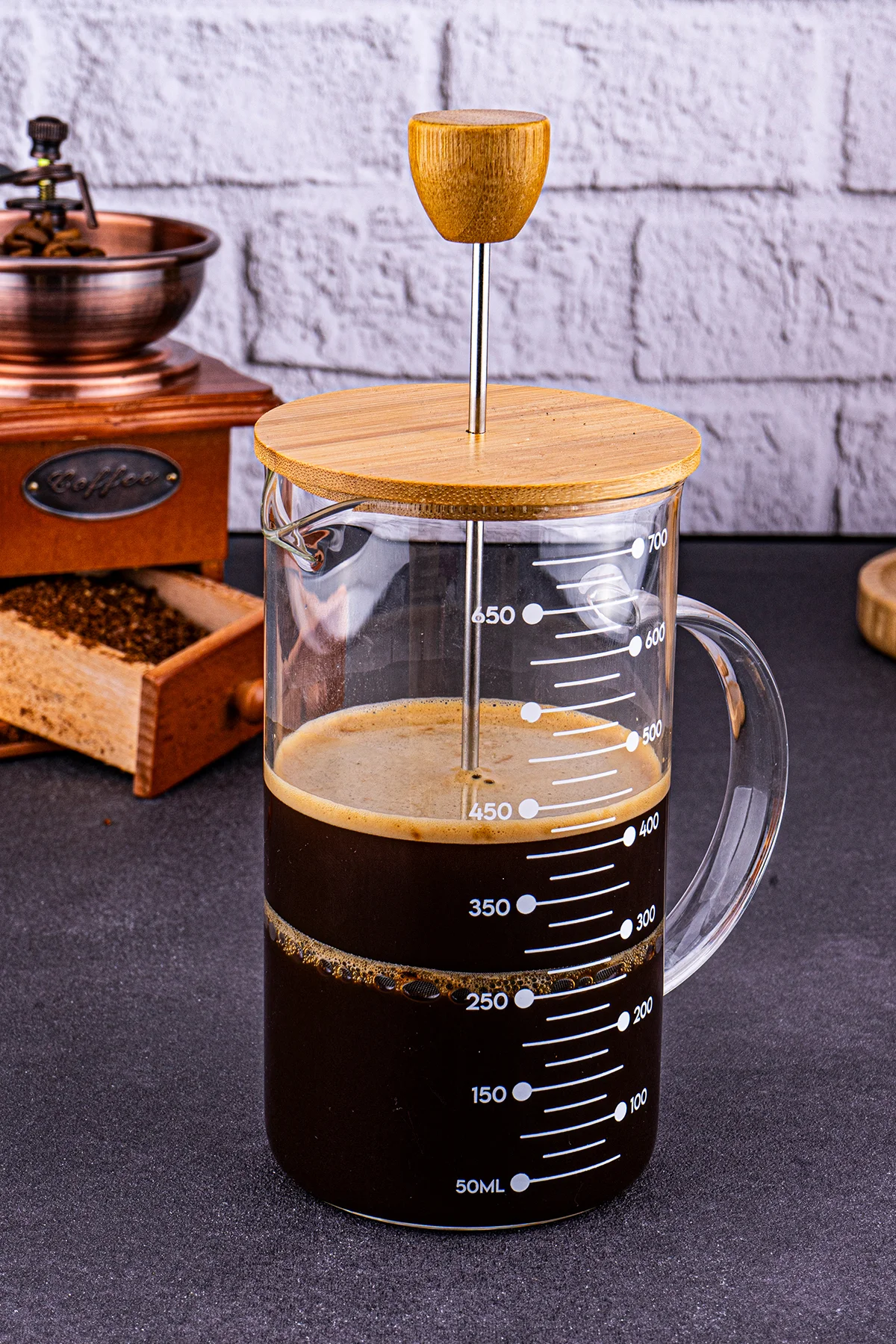 Leonardo - French Press 700 ml - Bambum Görsel 3