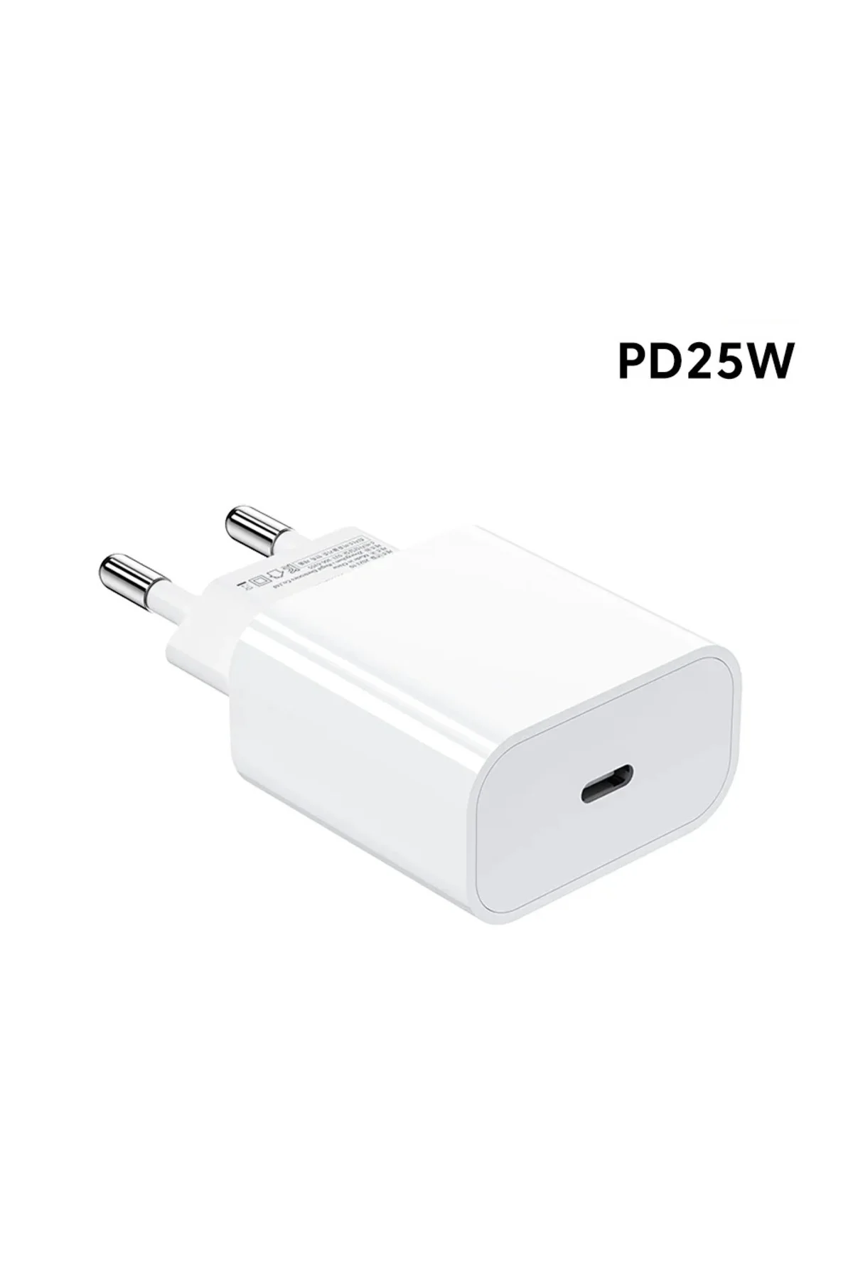 25 W QC 3.0 hızlı Charging Tüm Modellerle Uyumlu Pd Type C Turbo Hızlı Şarj Aleti Sadece Başlık Priz - pazariz Görsel 2