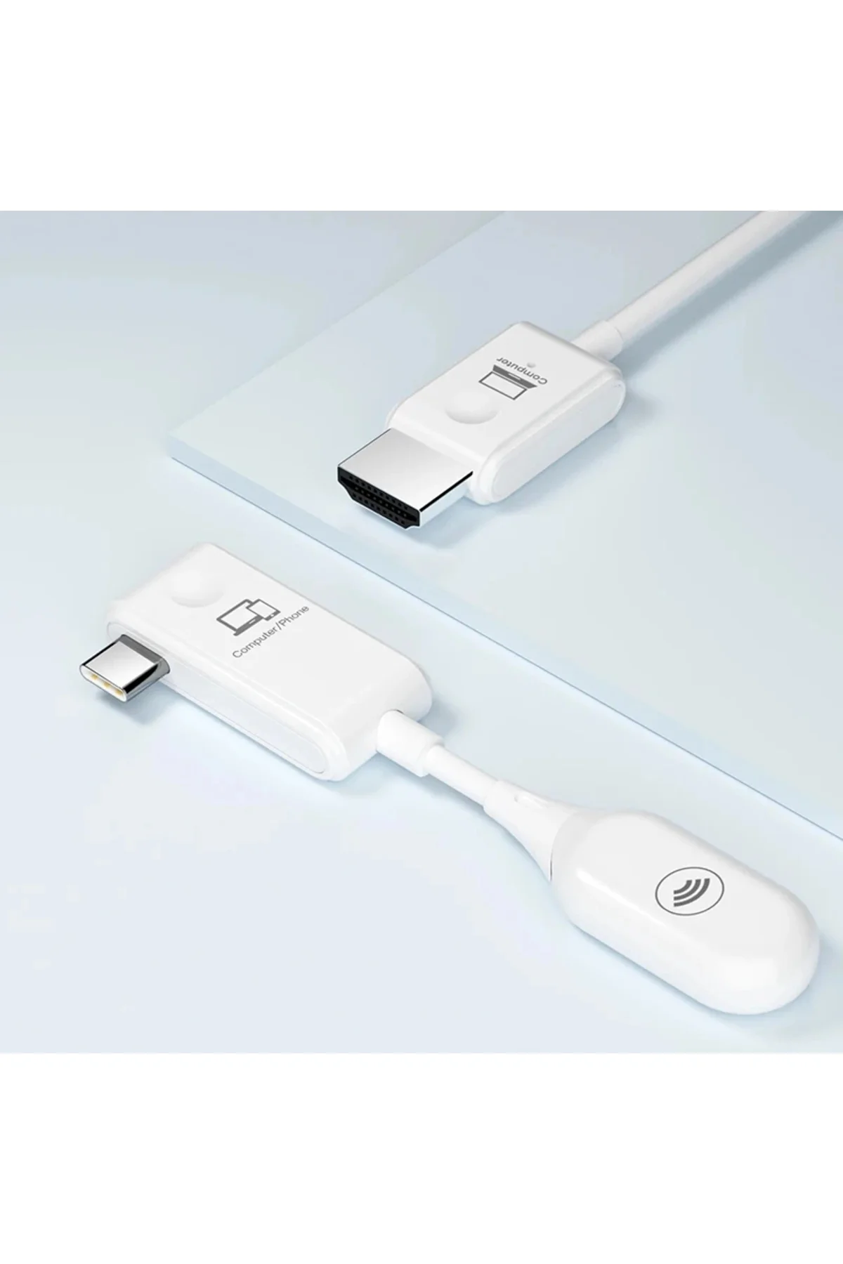Kablosuz Görüntü Aktarıcı 2026 Model 1080P 60Hz HDMI &amp; Type-C Görüntü Aktarım Kiti 30 Metre - pazariz Görsel 3