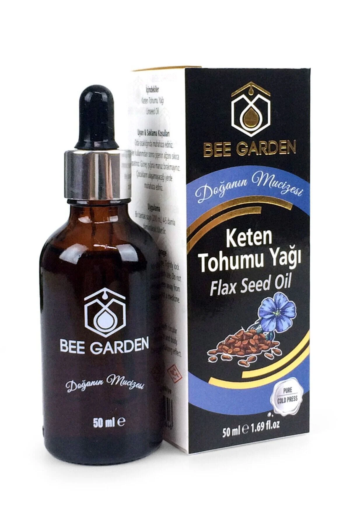 Saçları Nemlendirmeye Hızlı Uzamasına Yardımcı Orijinal Saf Keten Tohumu Yağı 50 Ml - pazariz Görsel 2