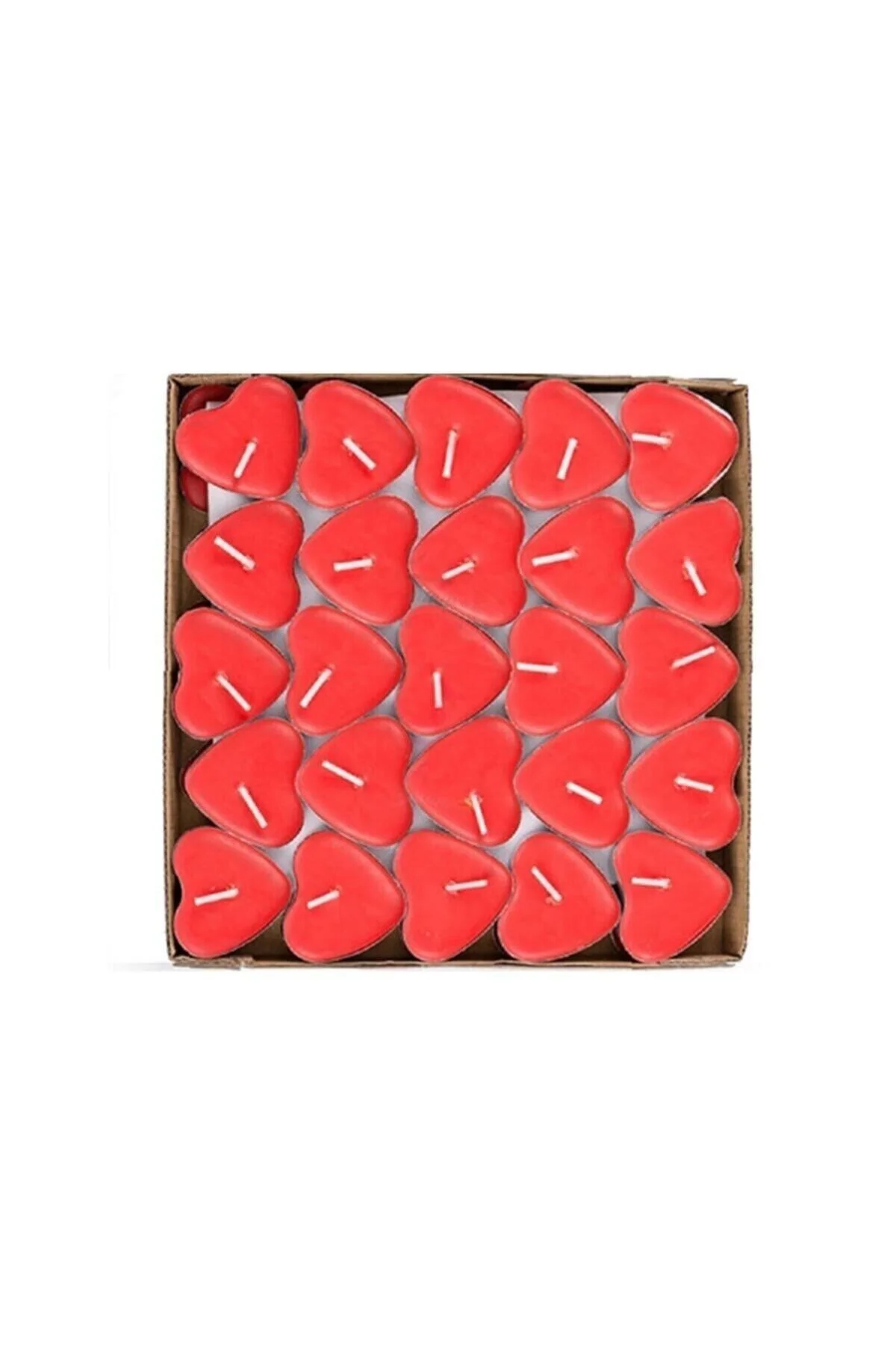50 Adet Kalpli Tealight Mum - Tek Kullanımlık Kokusuz - pazariz Görsel 2