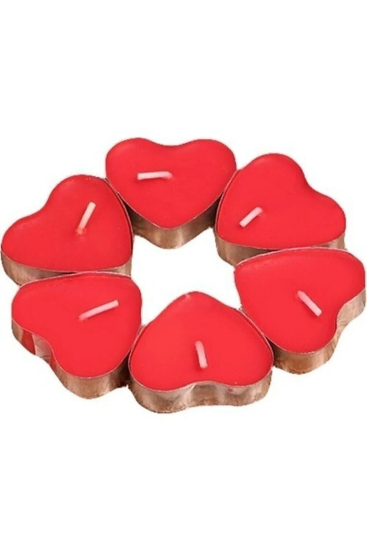 50 Adet Kalpli Tealight Mum - Tek Kullanımlık Kokusuz