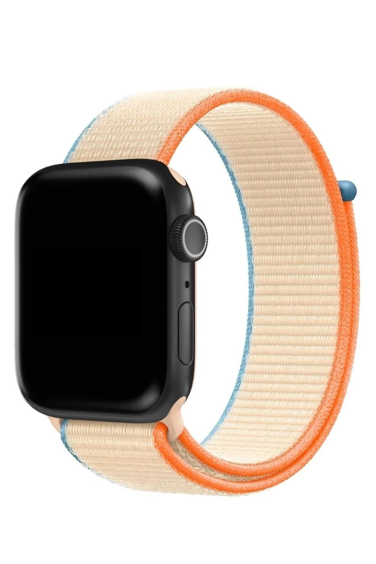 Apple Watch Uyumlu 1-2-3-4-5-6-7-se Serisi 38mm - 40mm -41mm Uyumlu Spor Kumaş Kordon - pazariz Görsel 3