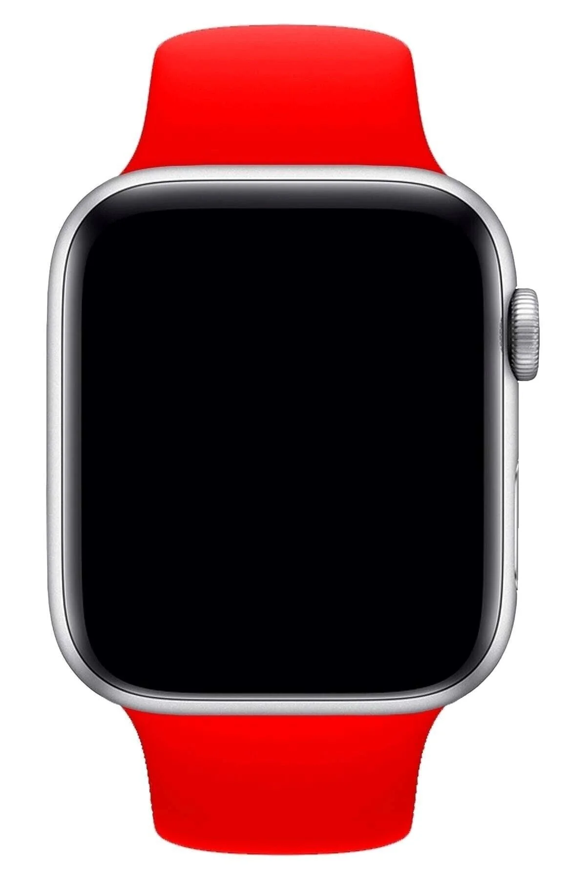 Apple Watch Uyumlu 3 4 5 6 7 8 Se Delikli 42 44 45mm Kordon Kayış Bileklik Klasik Silikon - pazariz Görsel 3