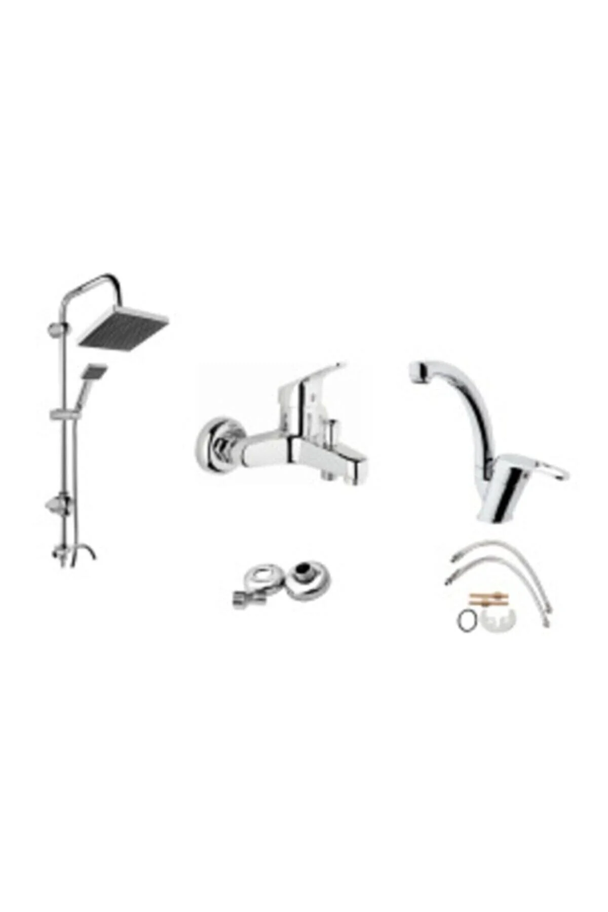 Robot Duş Banyo Bataryası 3'lü Set