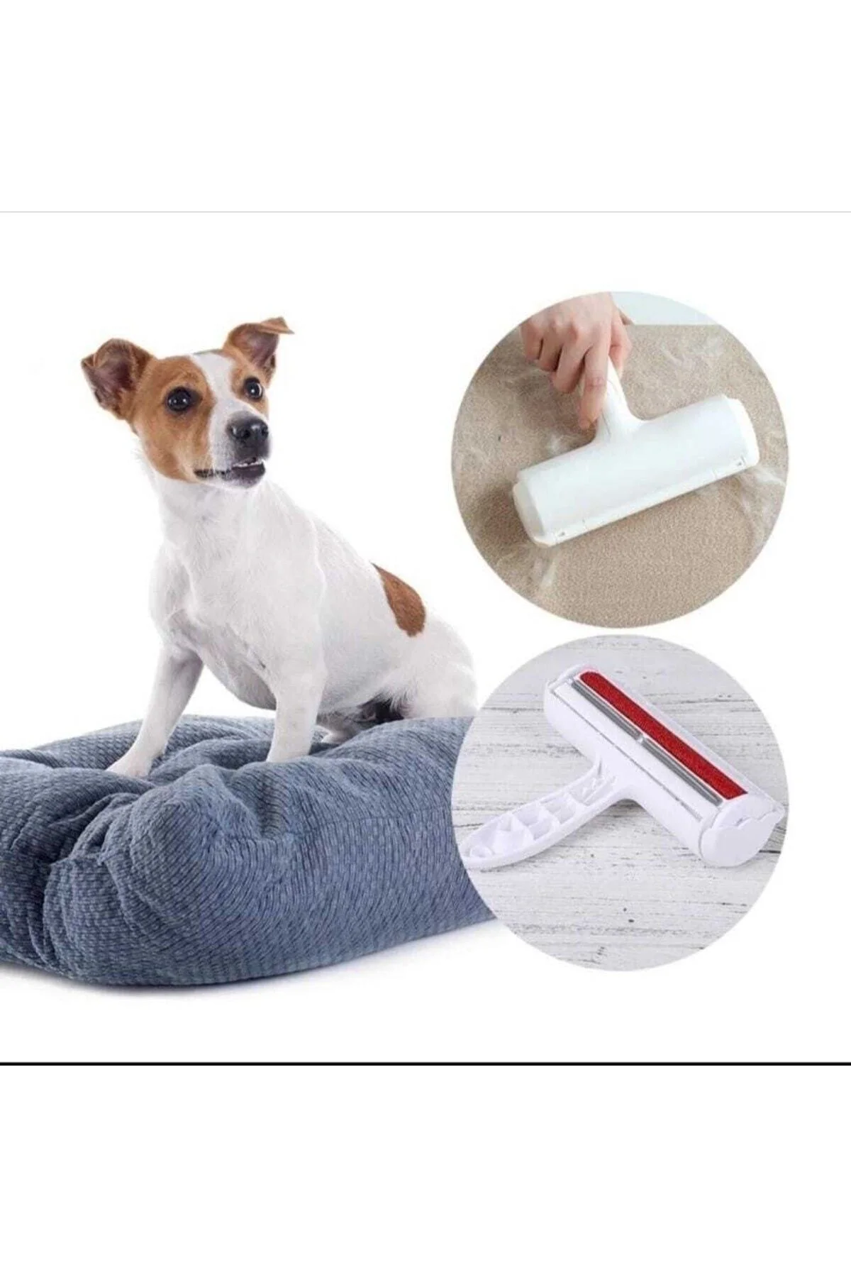 Hazneli Kedi Köpek Evcil Hayvan Kazak Kıyafet Elbise Halı Yatak Tüy Temizleyici Kıl Toz Topl