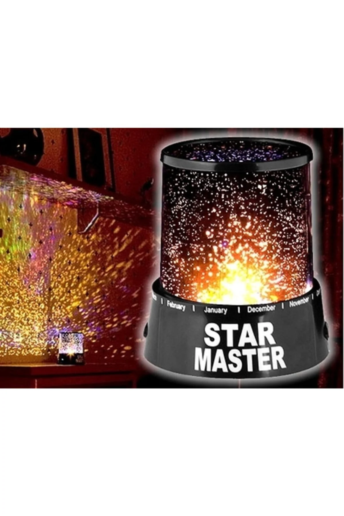 Star Master Projeksiyon Gece Lambası (kablolu) - pazariz Görsel 7
