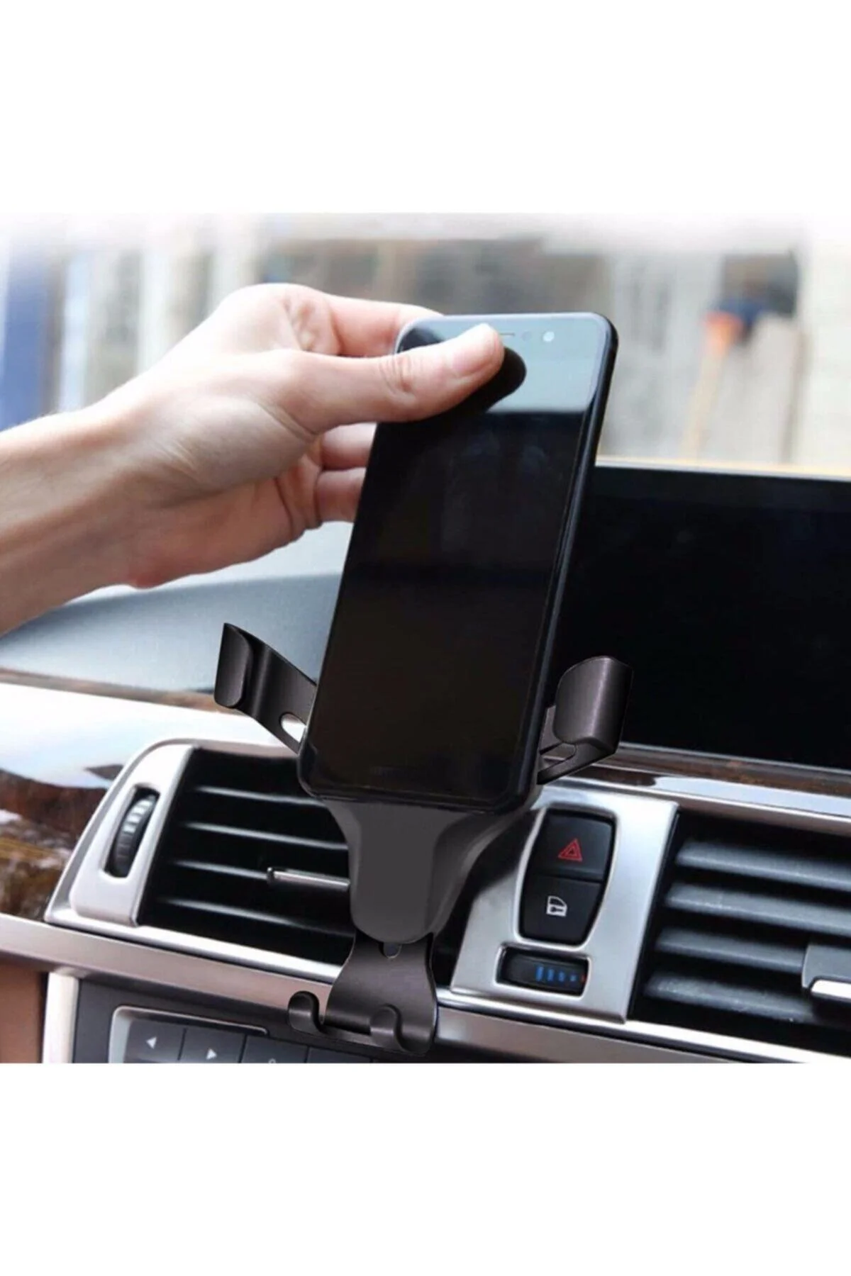 Araç Içi Telefon Tutucu - Siyah Lenovo A850 Uyumlu