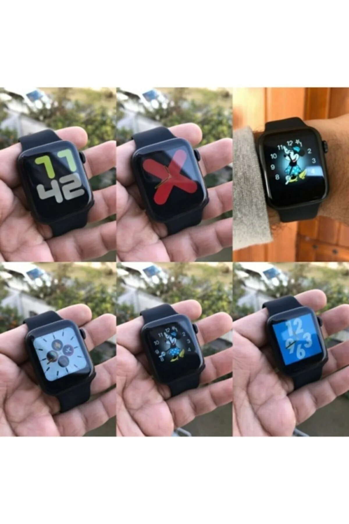 Supen Son Sürüm T500 Çift Tuş Akıllı Saat Ios Andorid Destekli Arama Özelliği Sensörlü - pazariz Görsel 4