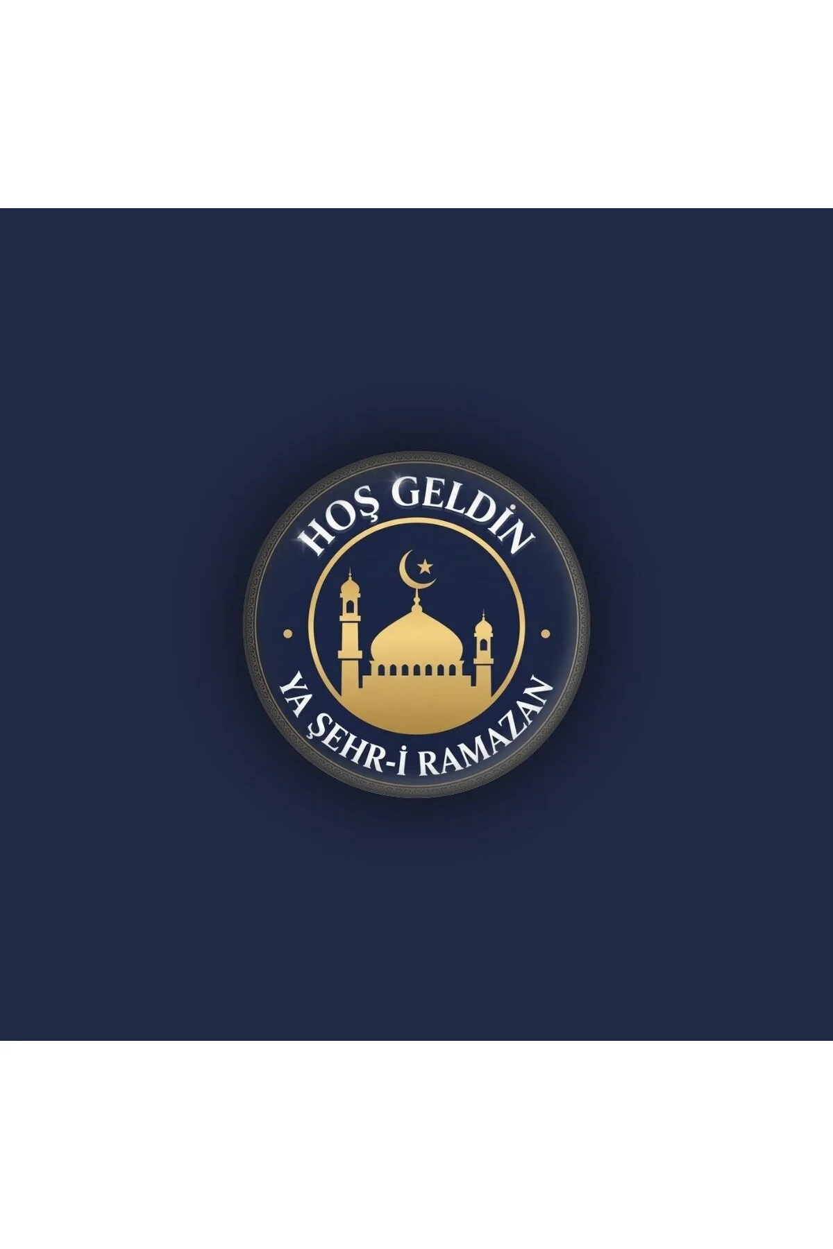 Hoş Geldin Ya Şehr-i Ramazan Buton Rozet - Ramazan Karşılama Hediyesi - İslami Rozet
