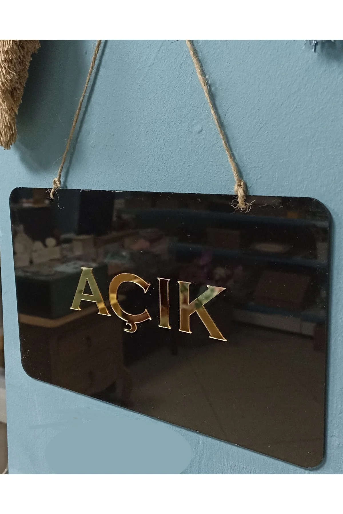 Mağaza Açık Kapalı Tabelası - SAHVA Görsel 2