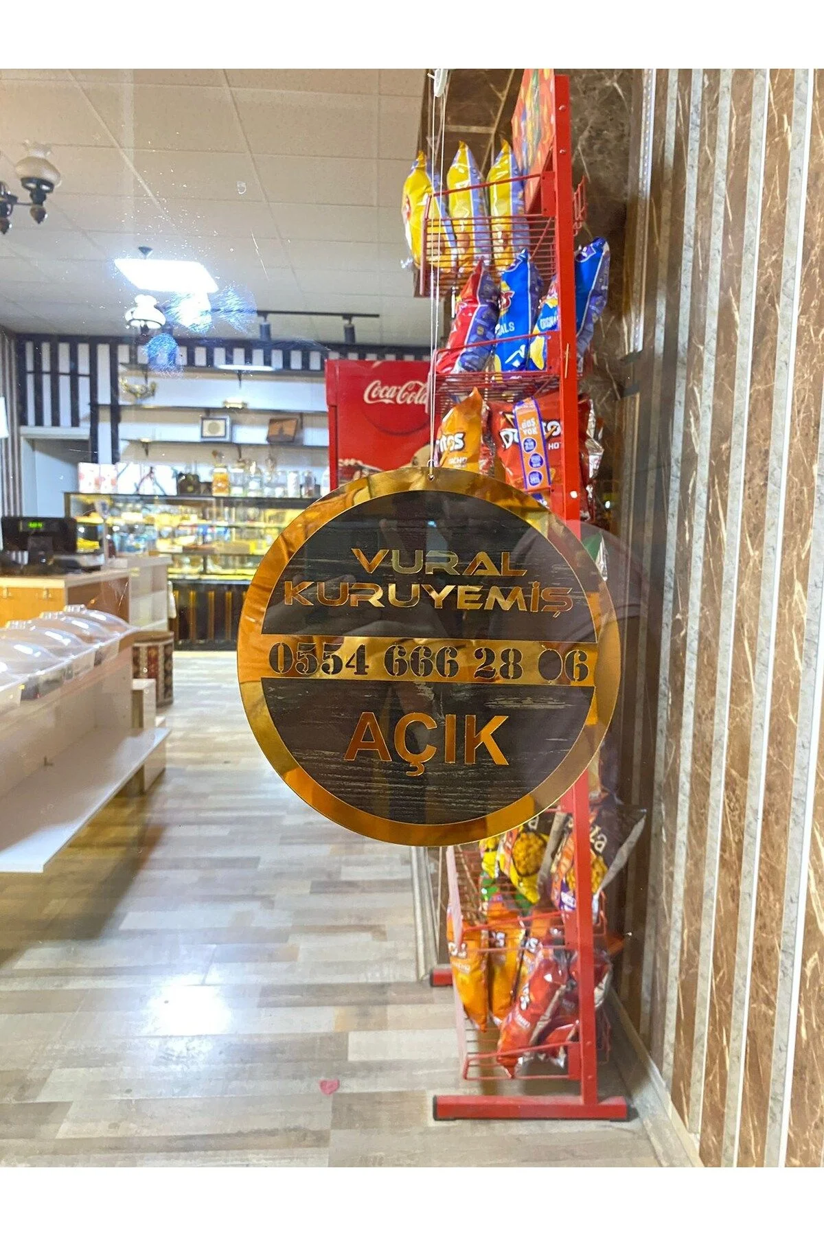 Mağazanıza Özel Açık Kapalı Tabelası 20x20cm