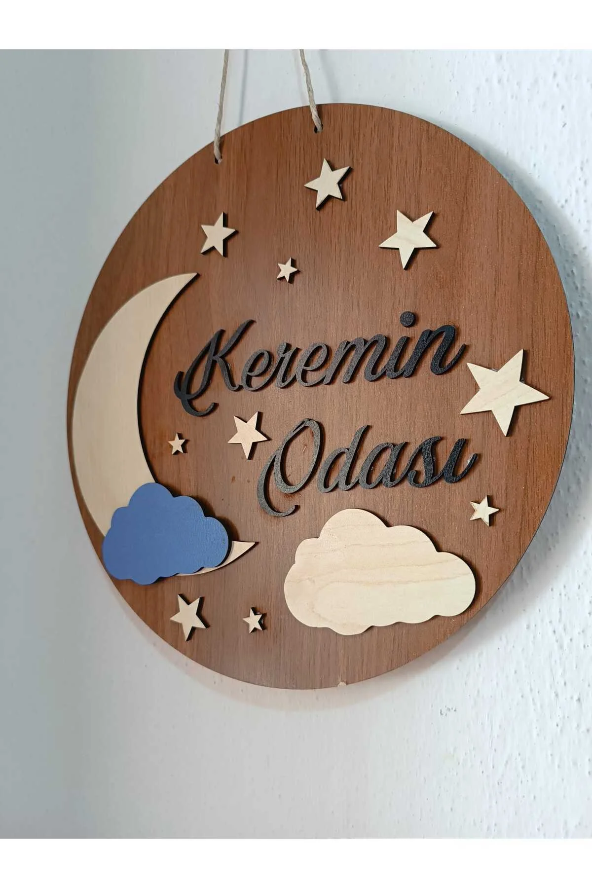 Kişiye Özel Çocuk Odası Kapı Süsü - Fikart Görsel 4