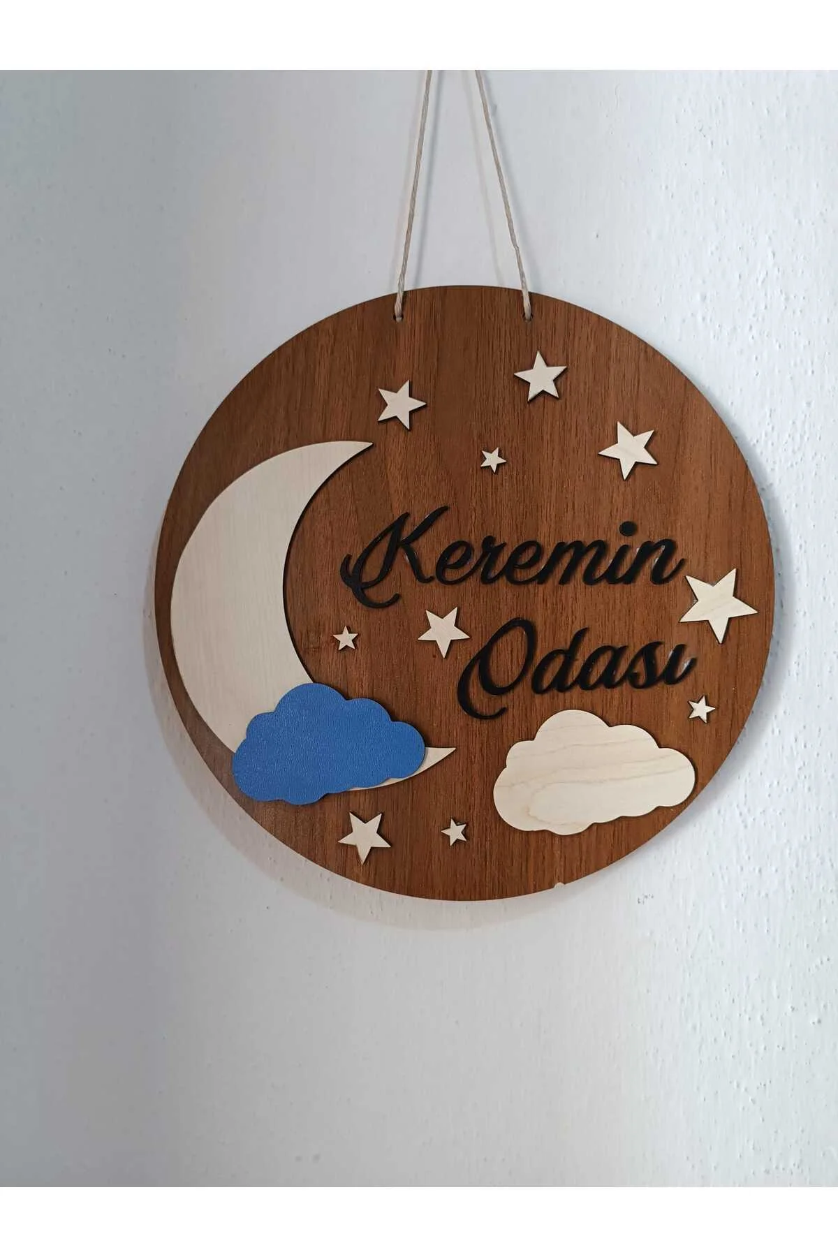 Kişiye Özel Çocuk Odası Kapı Süsü - Fikart Görsel 2