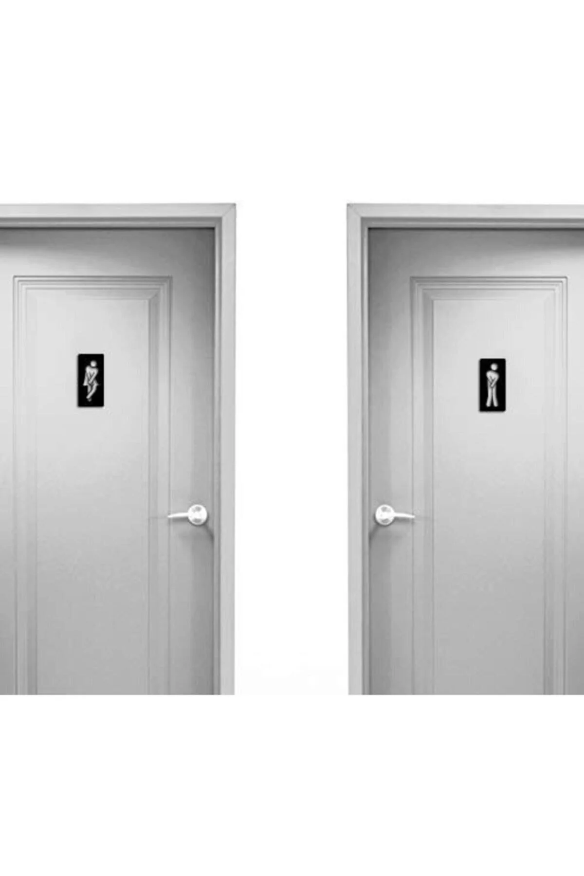 Esprili Ahşap Wc Tuvalet Kapı Yönlendirme Levha Kapı Numarası Daire Numarası Apartman Kişiye Özel - Penta Görsel 2