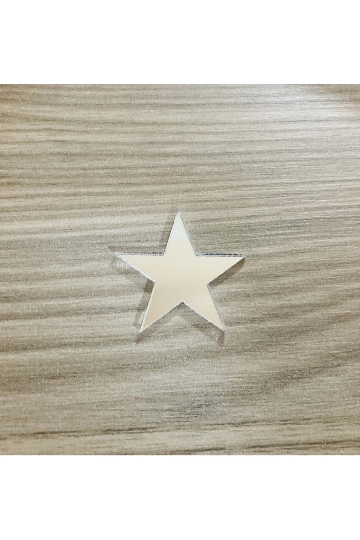 50 ADET 3 CM PLEKSİ YILDIZ YAZISIZ GÜMÜŞ GOLD BELİRTİNİZ