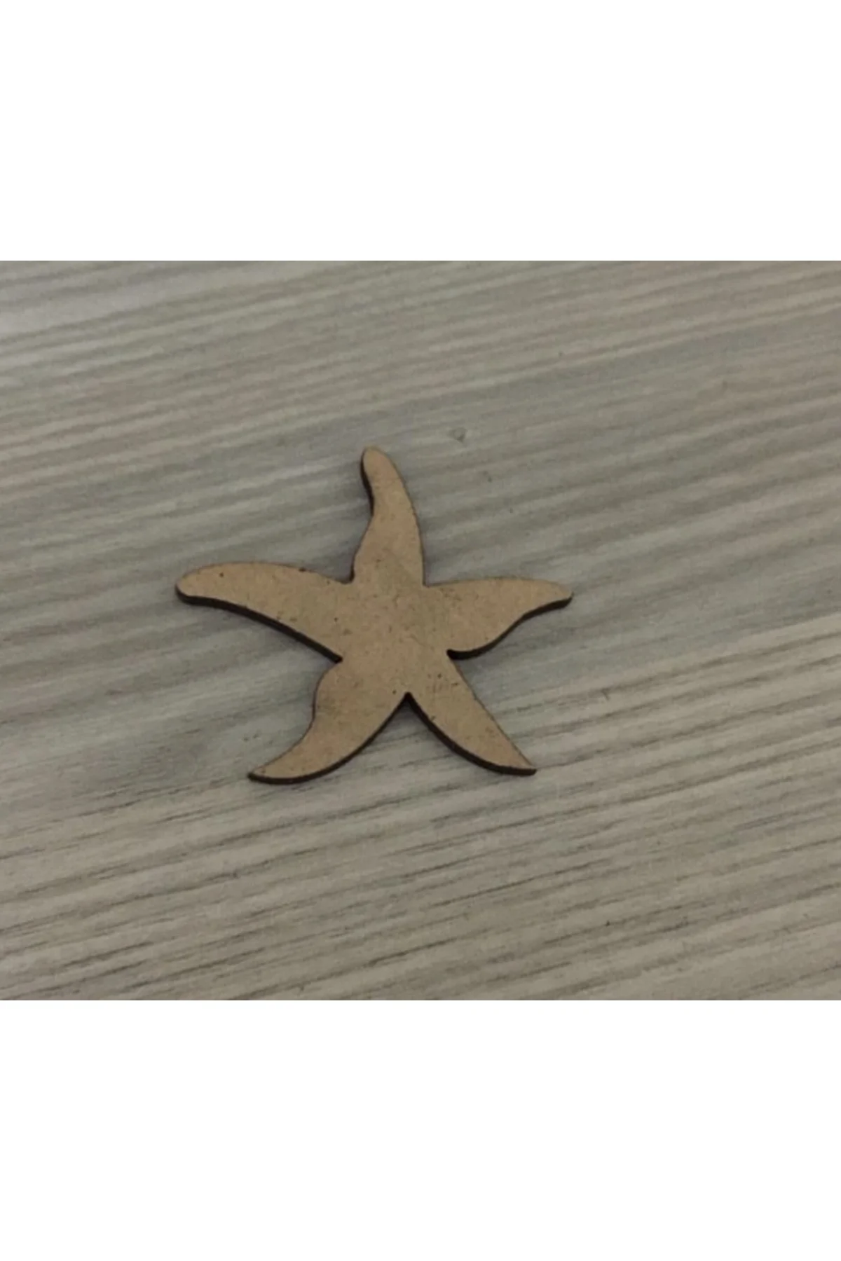 25 ADET 3 CM EBATLI HAM AHŞAP KESİM DENİZ YILDIZI YAZISIZDIR BOYANABİLİR