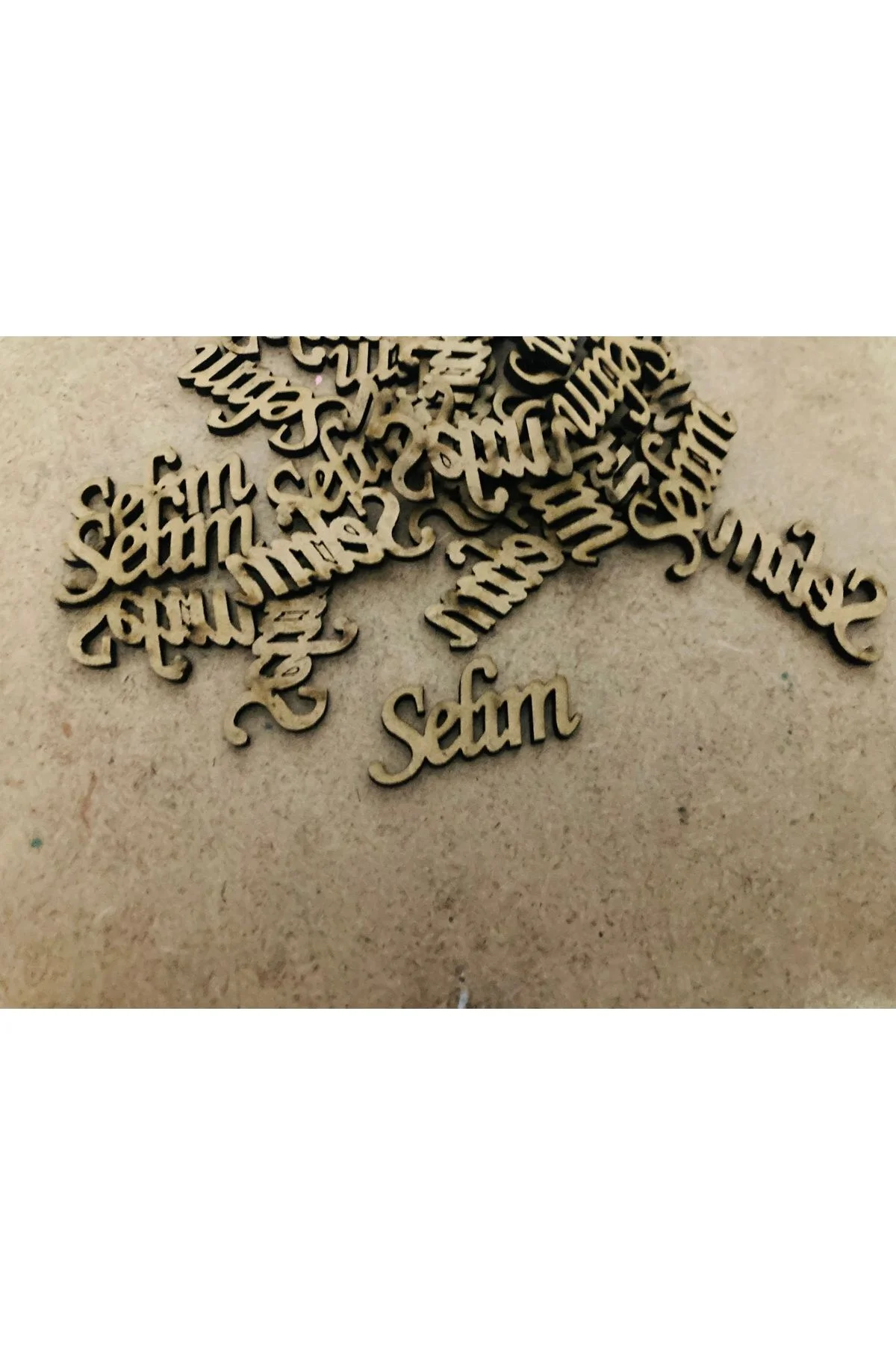 20 ADET HAM AHŞAP 4x2 CM KÜÇÜK İSİM