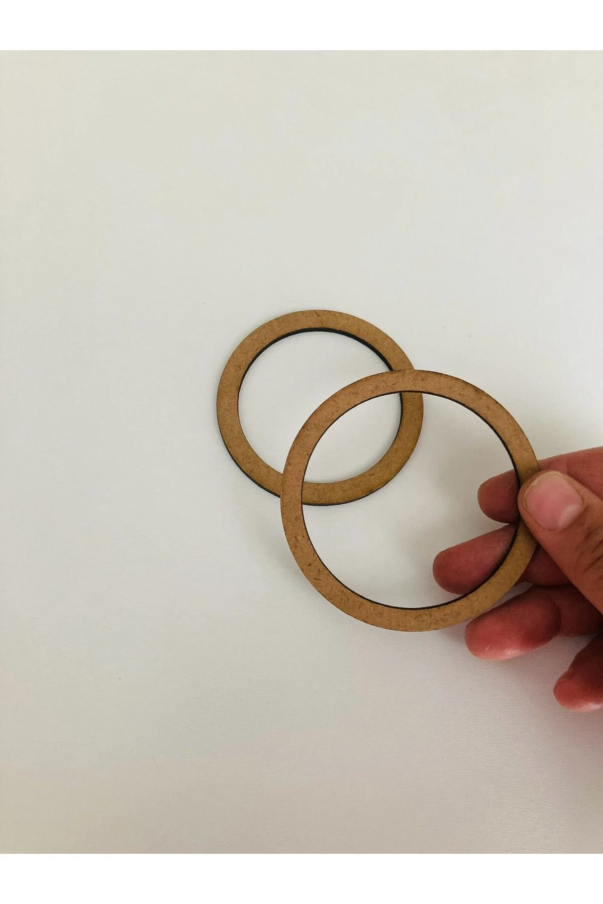 20 Adet Ham 7 Cm Çember Kenar Kalınlığı 0.75 Mm Ip Dolamaya Uygun