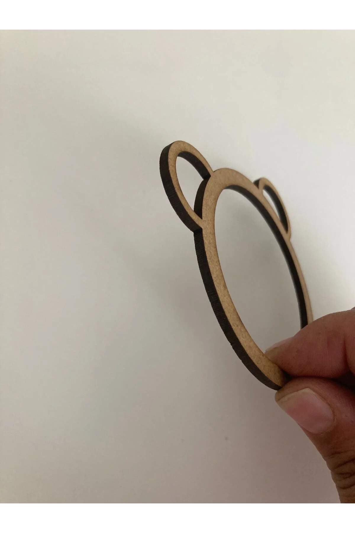 20 ADET HAM 7 CM AYICIK KAFASI ÇITA KENAR KALINLIĞI 0.75 MM İP DOLAMAYA UYGUN - guluslazerkesim Görsel 2