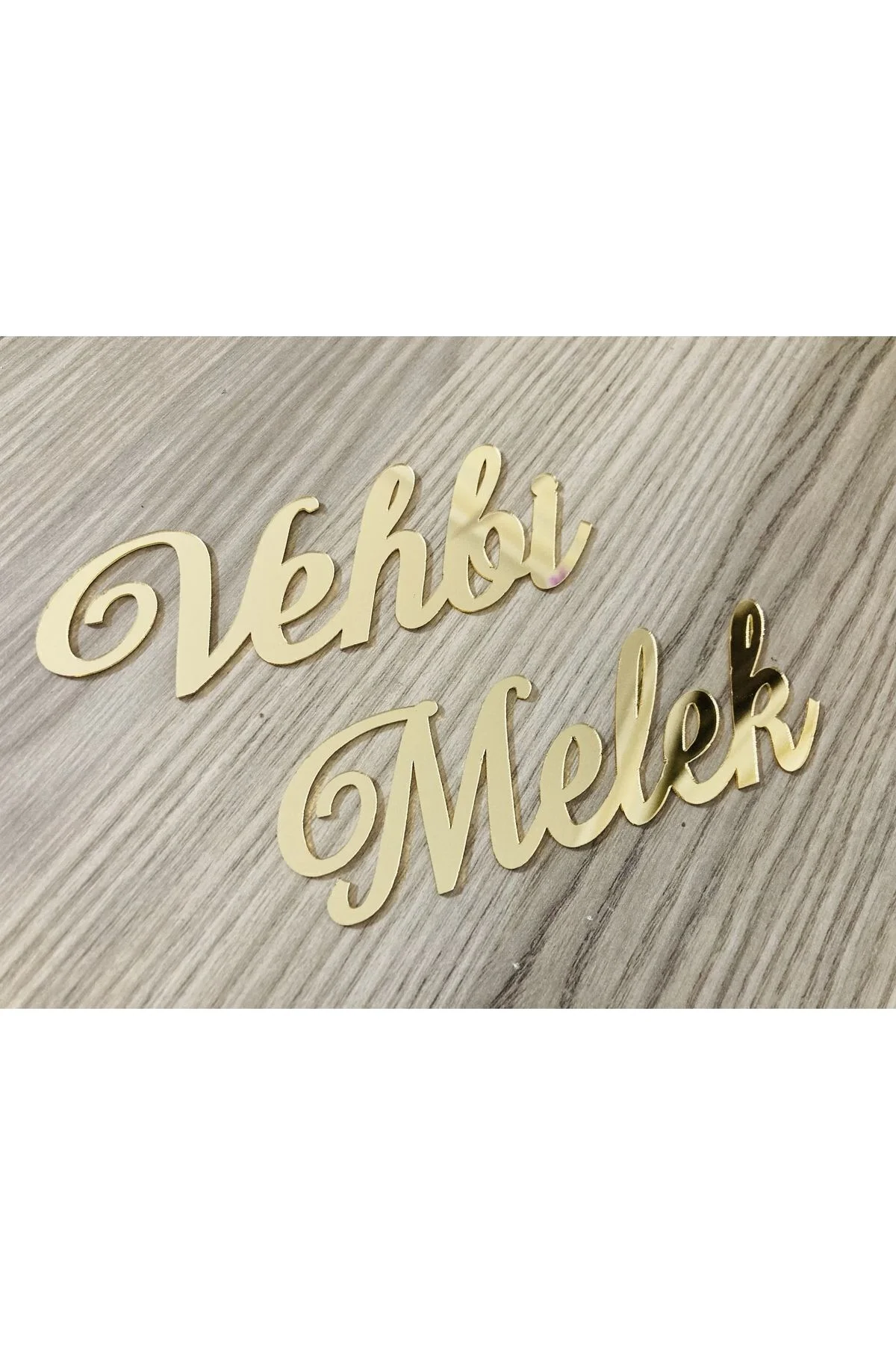 PLEKSİ İKİLİ İSİM VE YAZISI İLE ÇİÇEK KUTUSU ÇİKOLATA KUTUSU ÜZERİ PLEKSİ İSİM 10 AR CM - guluslazerkesim Görsel 2