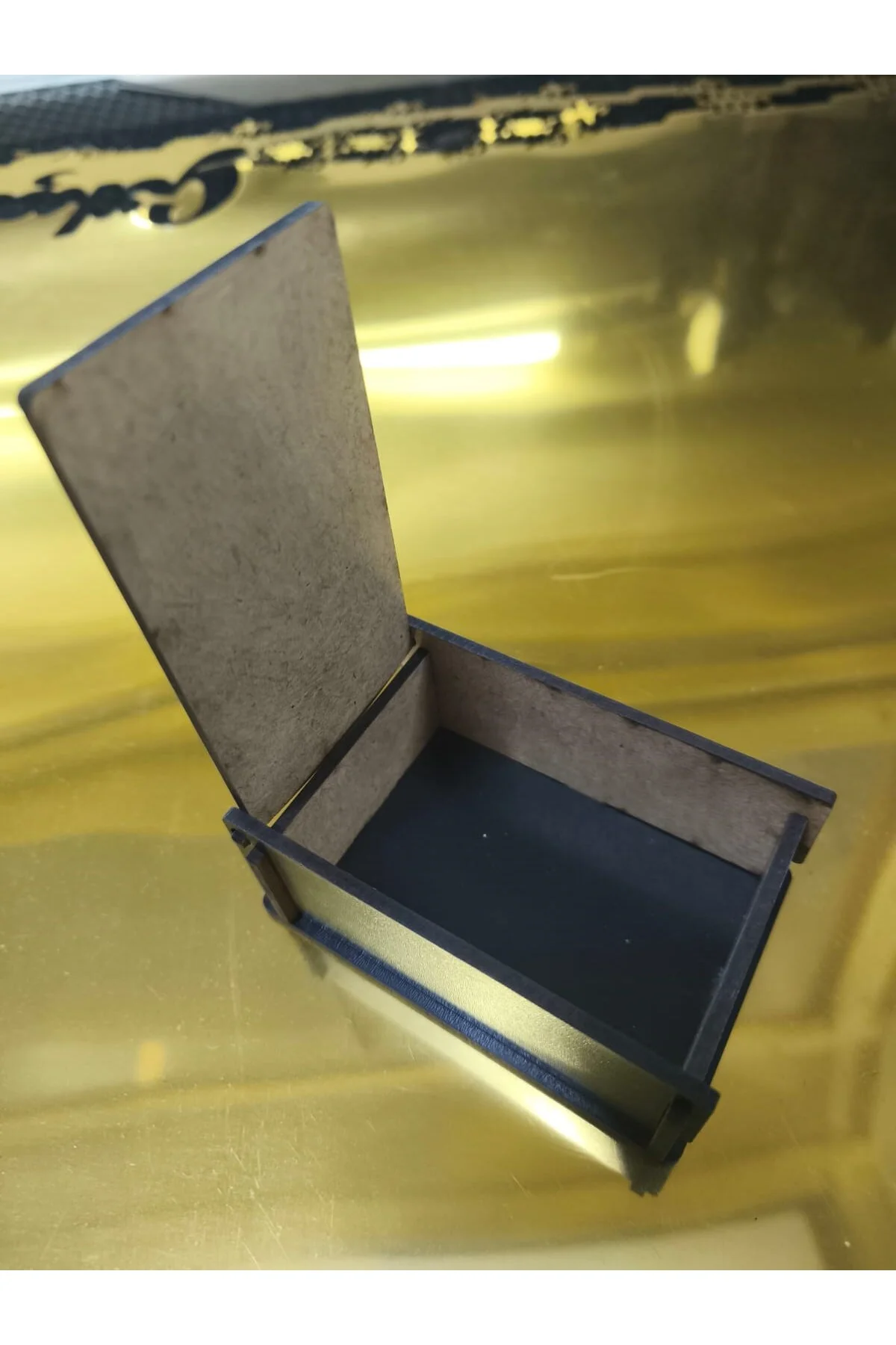 2'li Set Ham MDF Kapaklı Kutu - Nişan, Kına, Takı ve Tesbih Kutusu (İç: 7.5x5 cm) - Seyyar Atölye Görsel 5