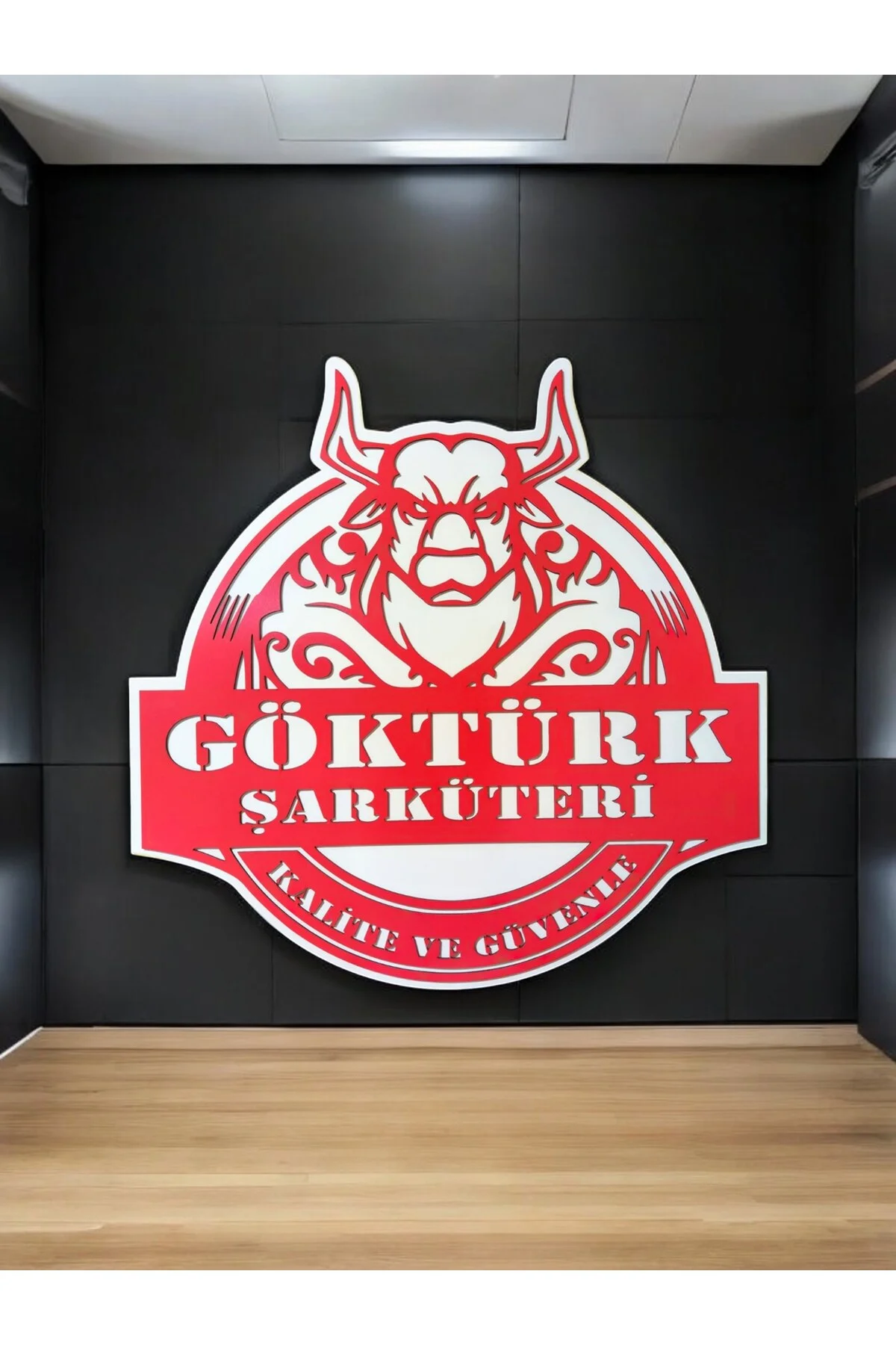 Özel Tasarım Şarküteri ve Kasap Duvar Dekoru – Kişiselleştirilebilir MDF Tabela - Fikart Görsel 2
