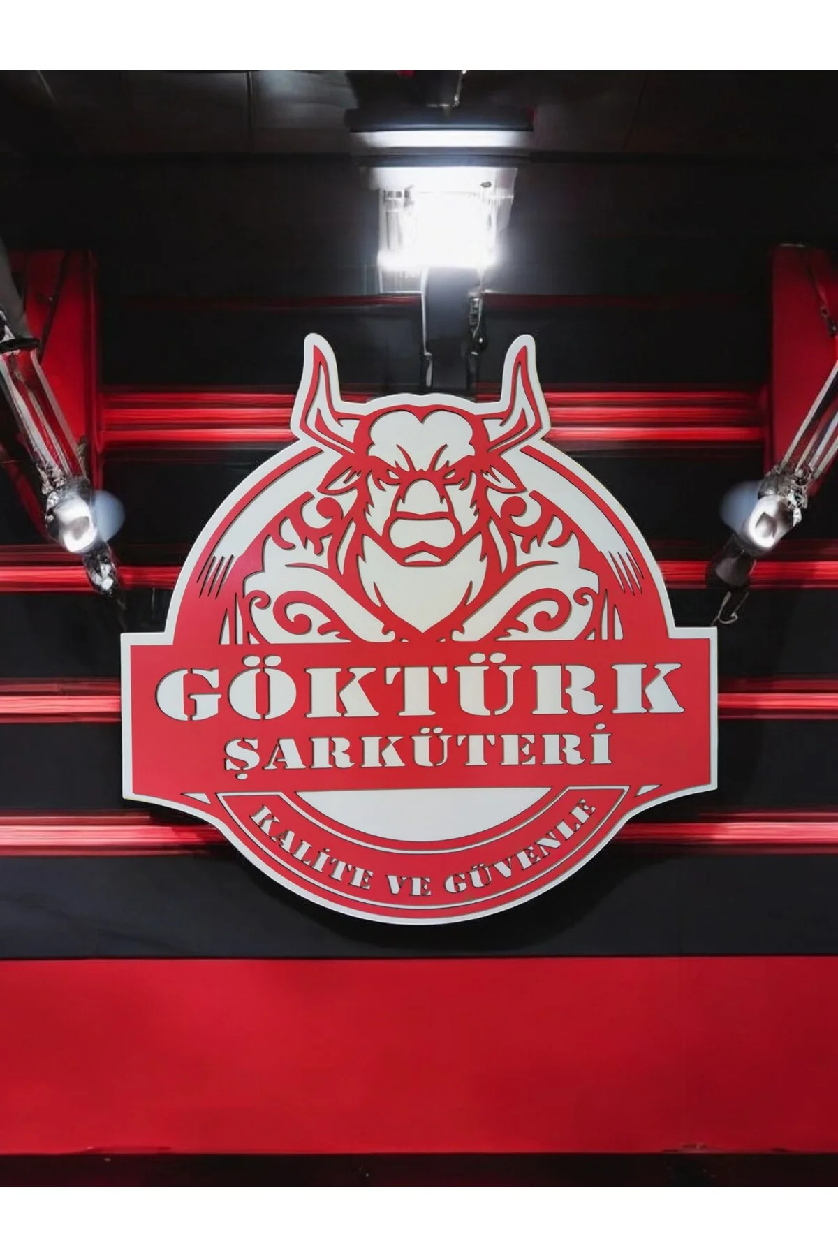 Özel Tasarım Şarküteri ve Kasap Duvar Dekoru – Kişiselleştirilebilir MDF Tabela - Fikart Görsel 3