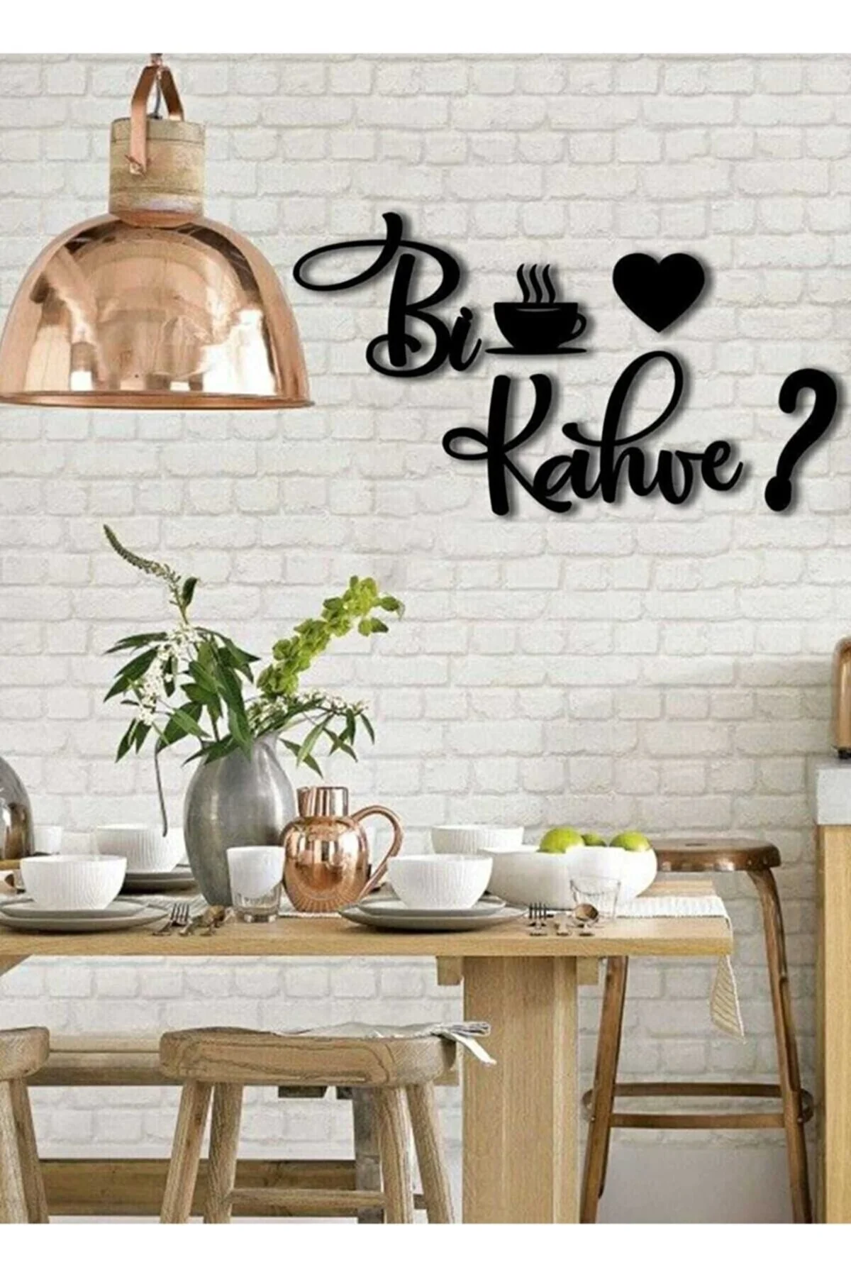 Bi Kahve Lazer Kesim Mdf Tablo - Mor Designer Görsel 2