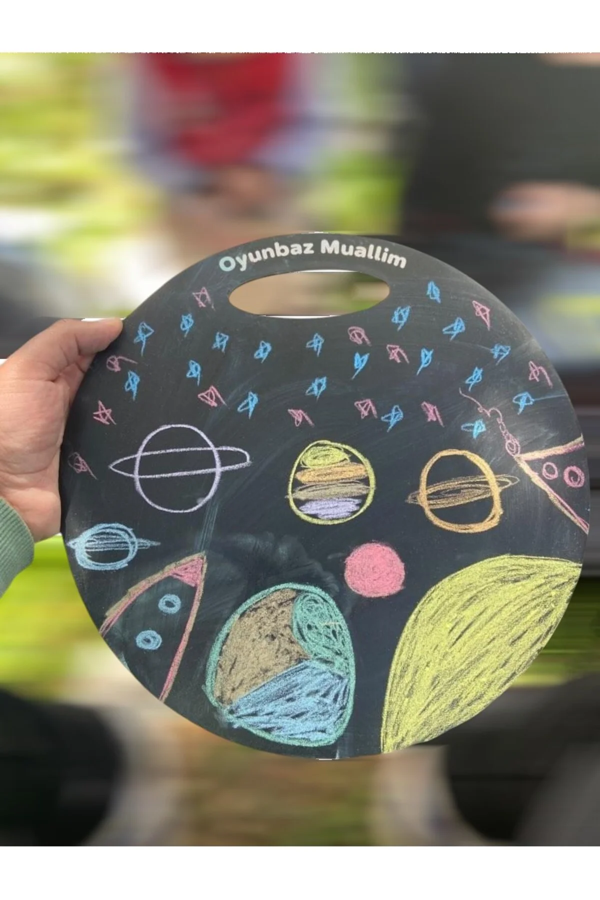 30 Cm Karatahta Tebeşirle yazmaya Uygun