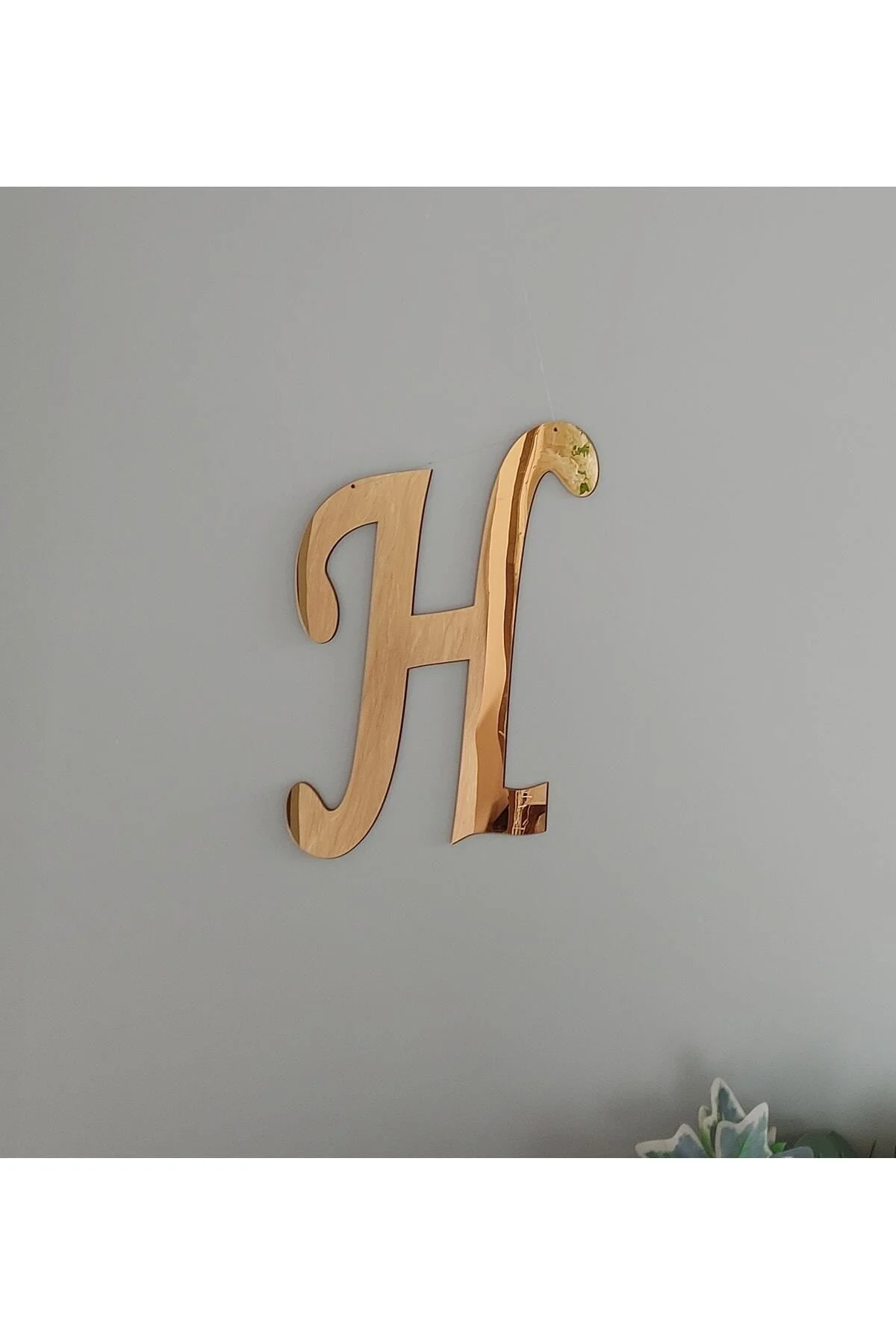Aynalı Gold Pleksi - Yükseklik 30 Cm Harf - Seyyar Atölye Görsel 2